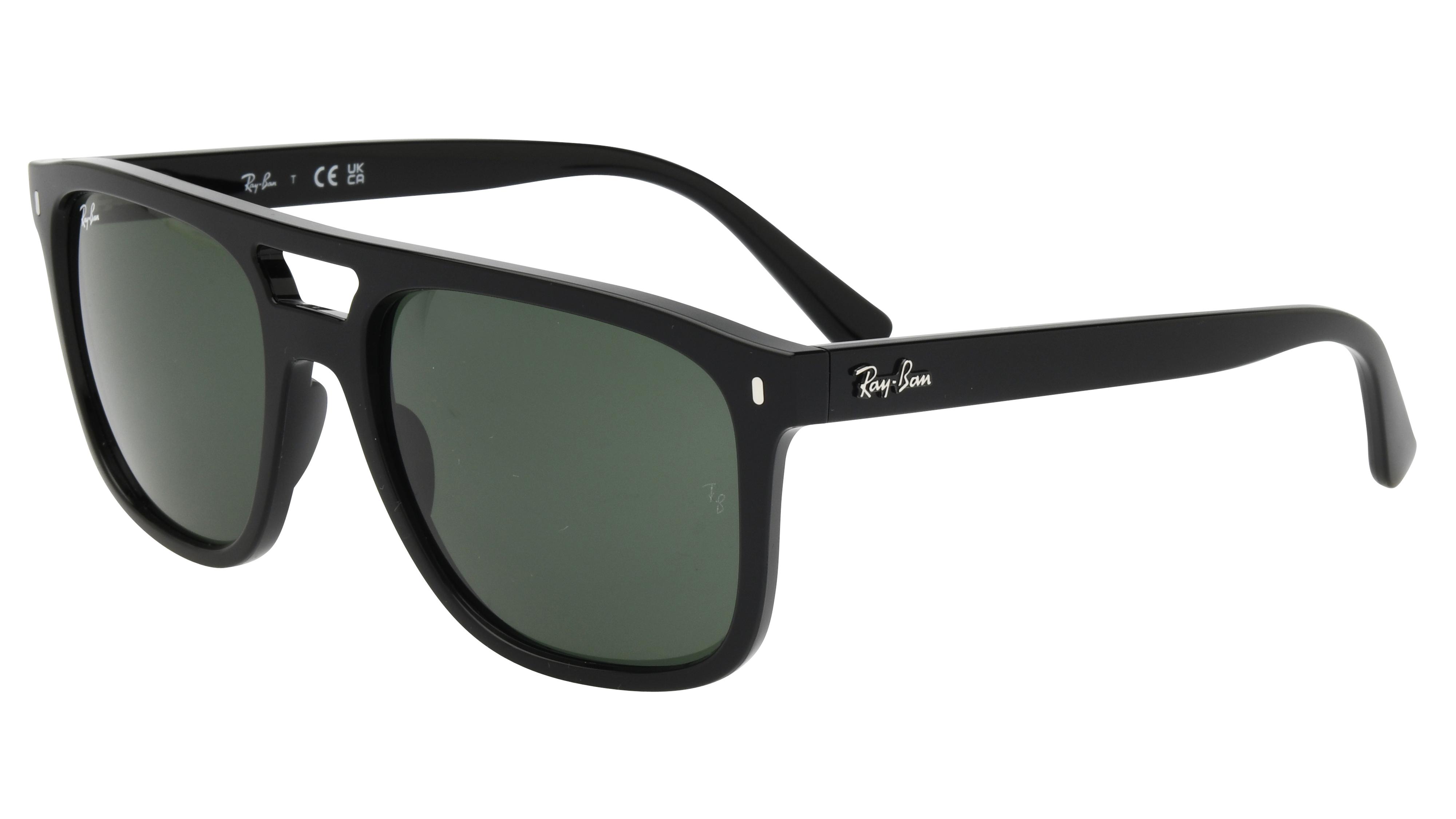 Lunettes de soleil Ray-Ban Mixte Noir Aviateur RB2213 Trois-Quart