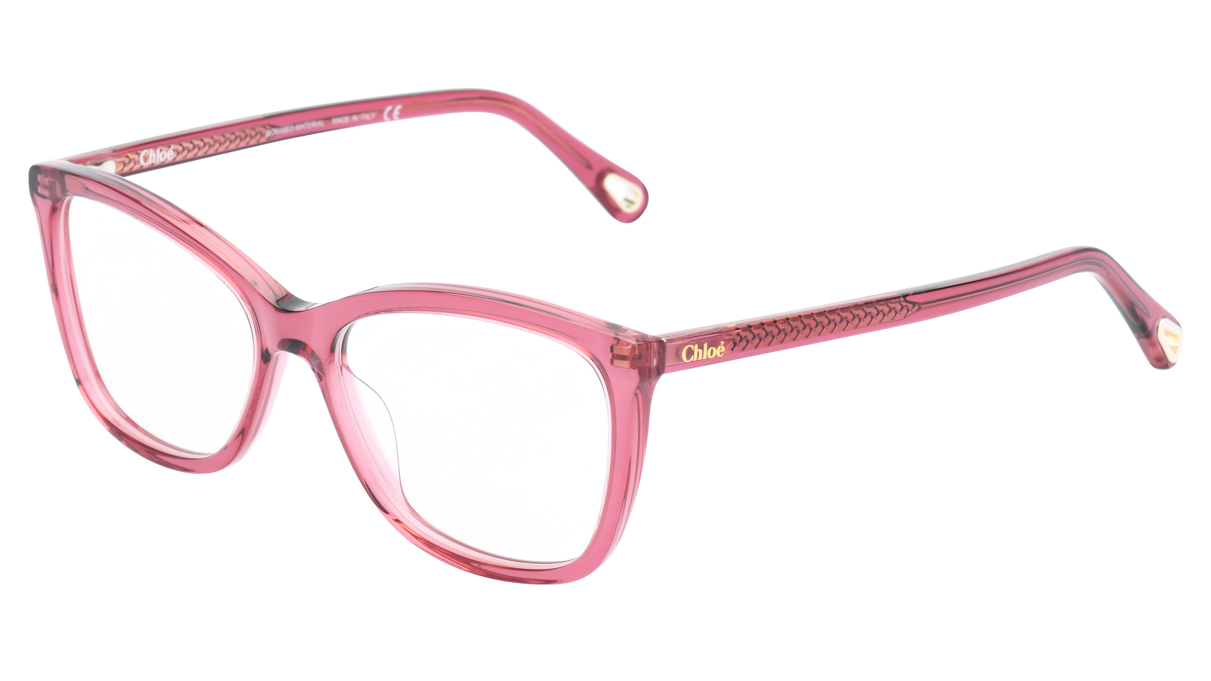 Lunettes de vue Chloé Femme Rose Papillon Ch0118O Trois-Quart