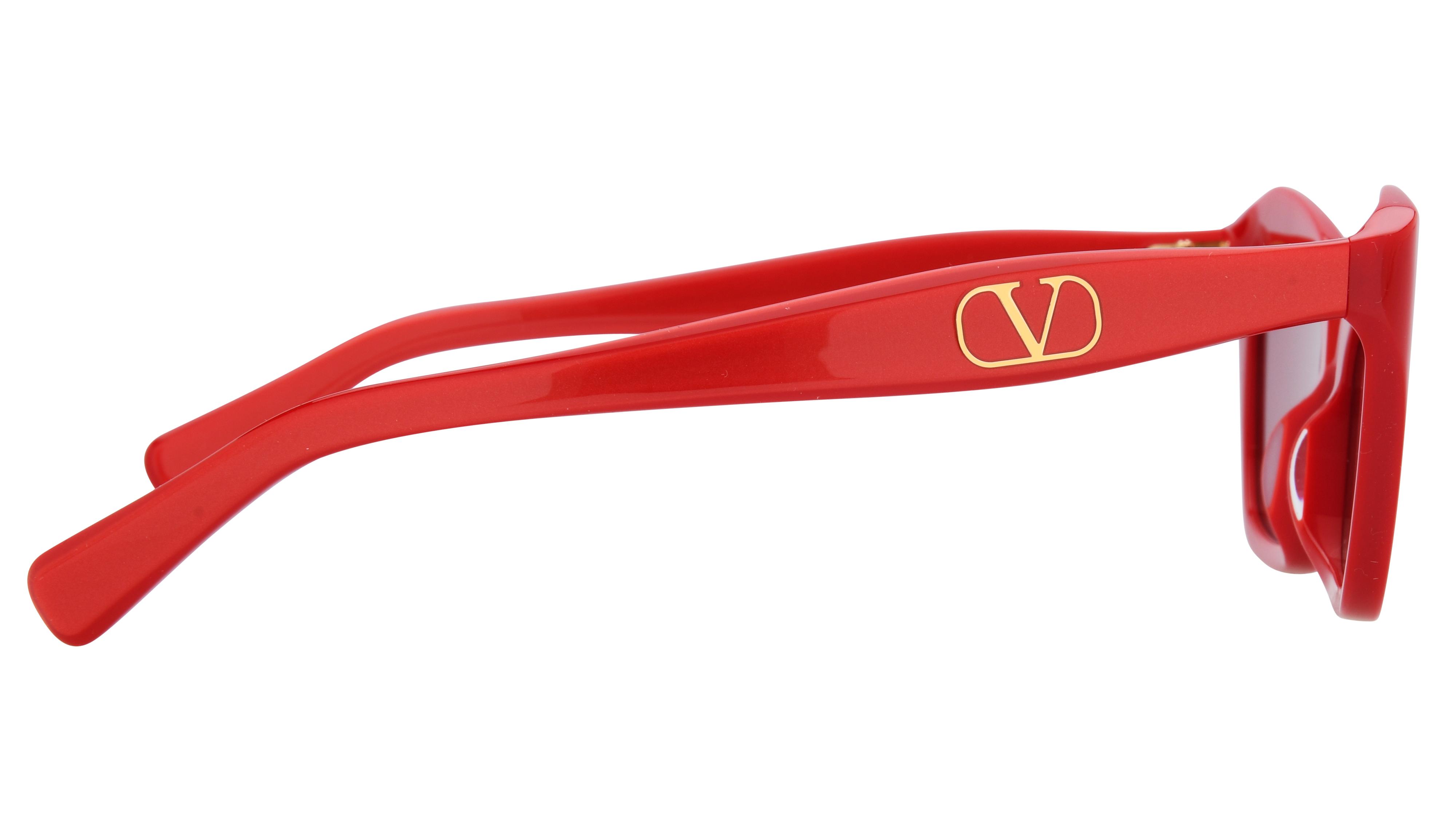 Lunettes de soleil Valentino Femme Rouge Papillon Vg0009S Droite