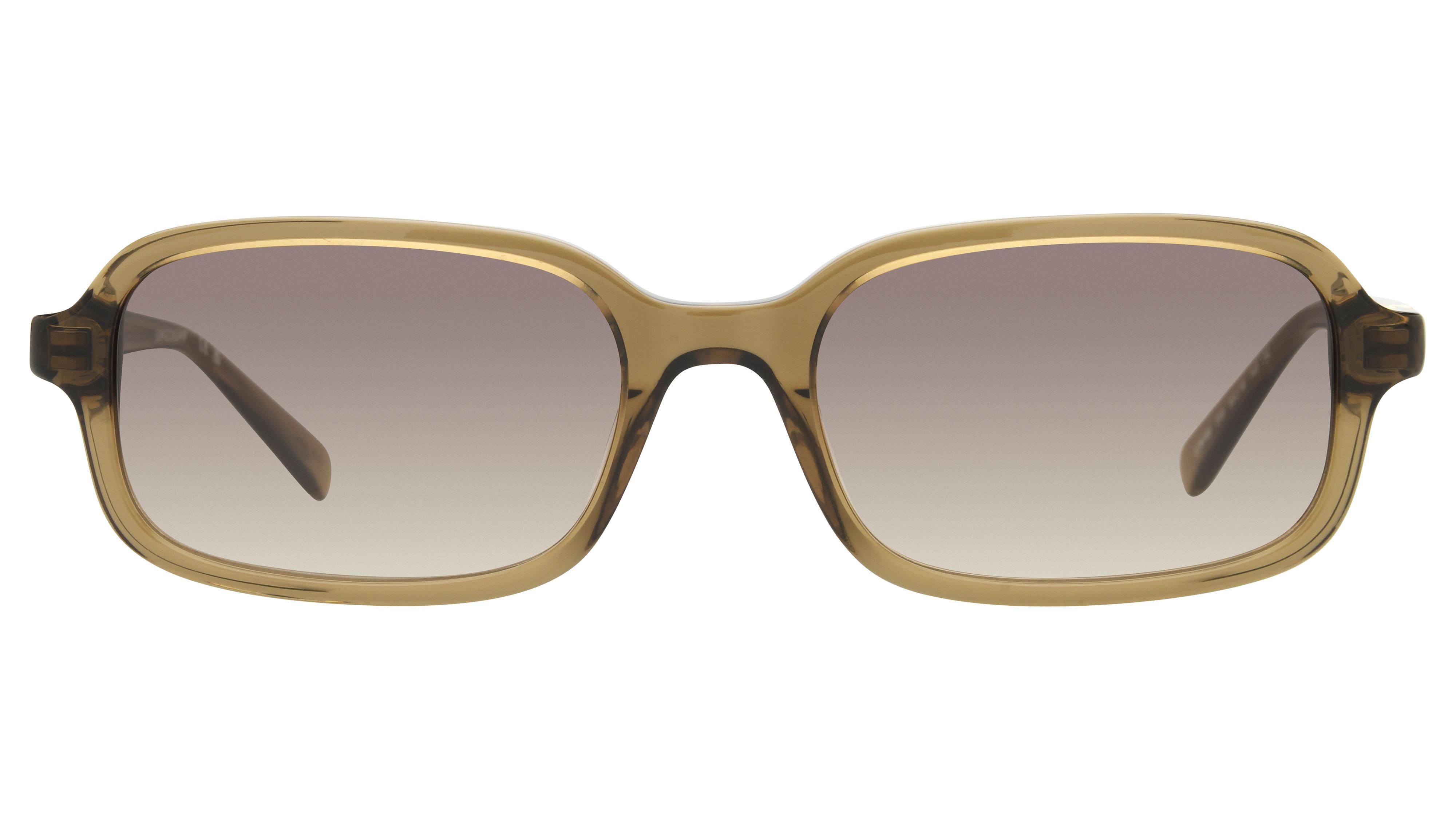 Lunettes de soleil Longchamp Femme Vert Rectangle Lo818S Face
