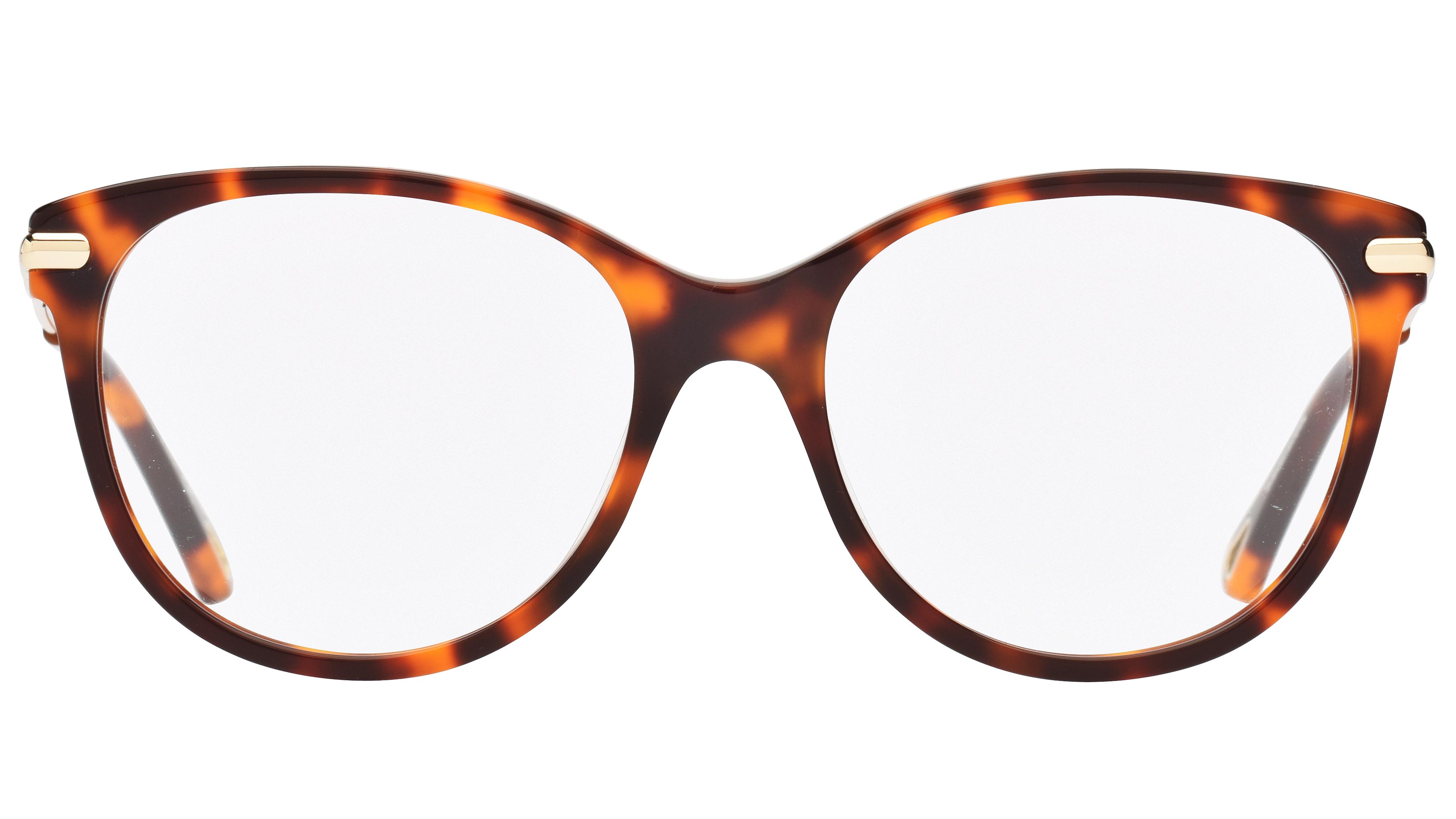 Lunettes de vue Chloé Femme Écaille Papillon Ch0058O Face