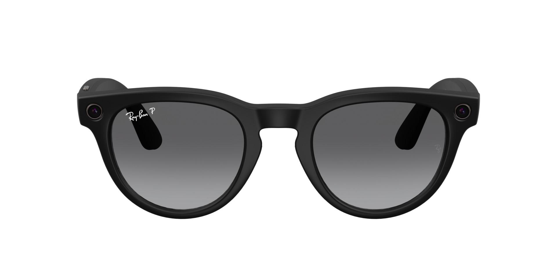 Lunettes de soleil Ray-Ban Meta Mixte Noir Pantos Rw4013 Face