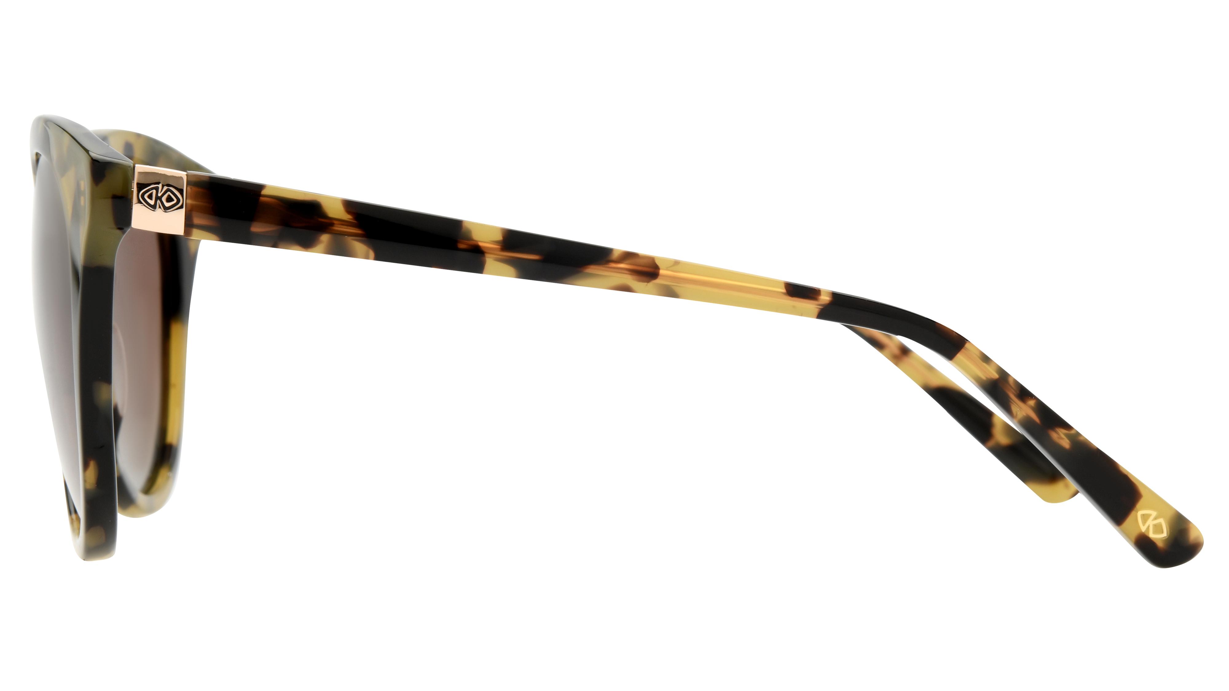 Lunettes de soleil Signature Krys Femme Écaille Papillon Ske2538-E Gauche