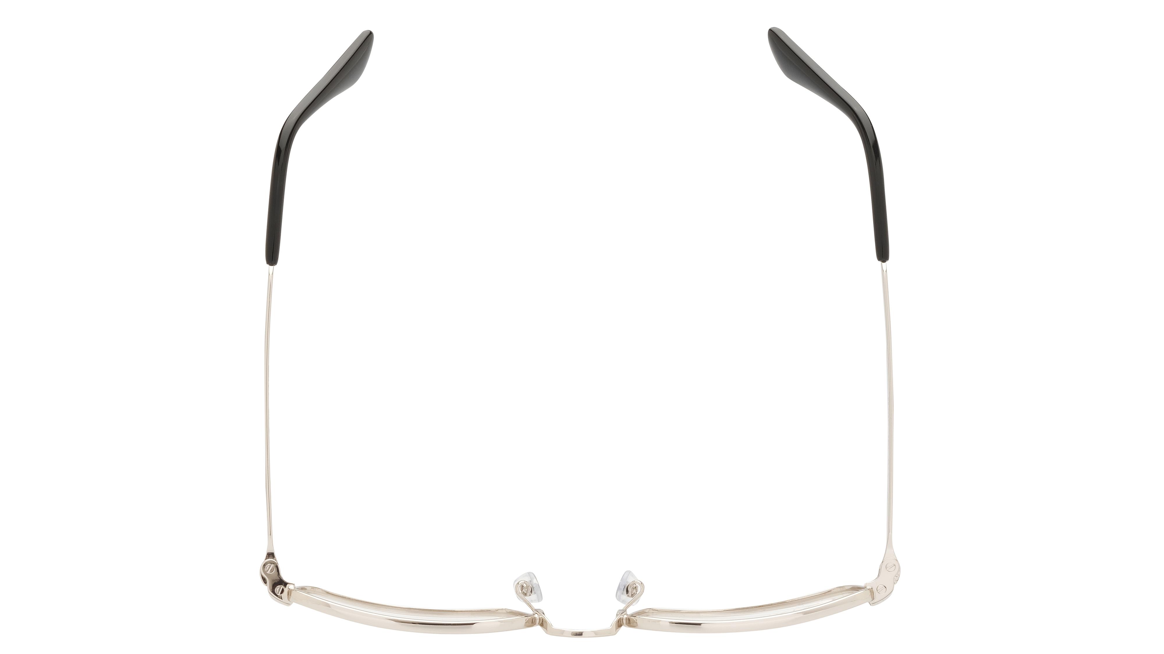 Lunettes de vue Ray-Ban Mixte Argent Rectangle Rx3927V Dessus