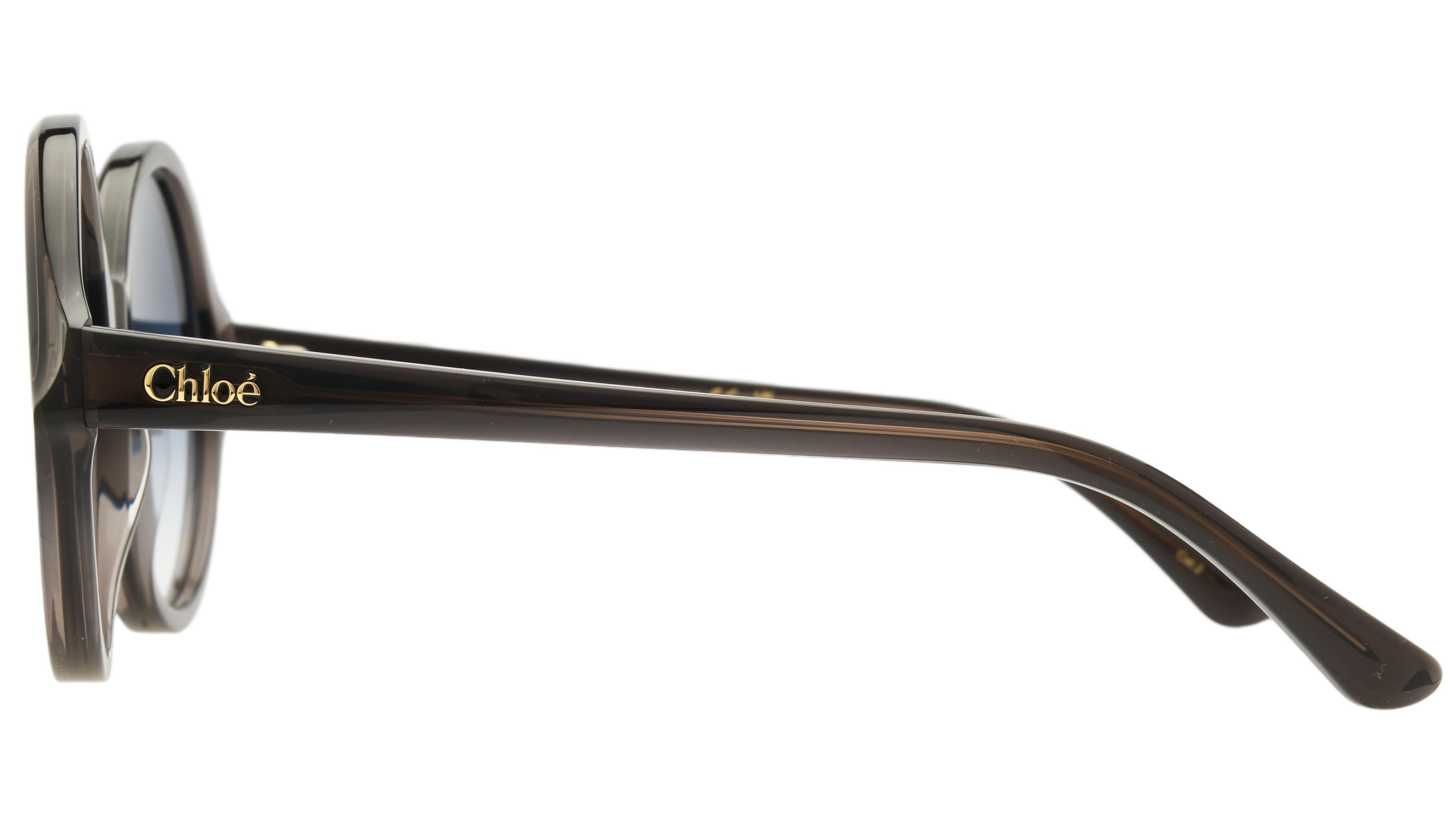 Lunettes de soleil Chloé Femme Gris Ronde CH0290S Gauche