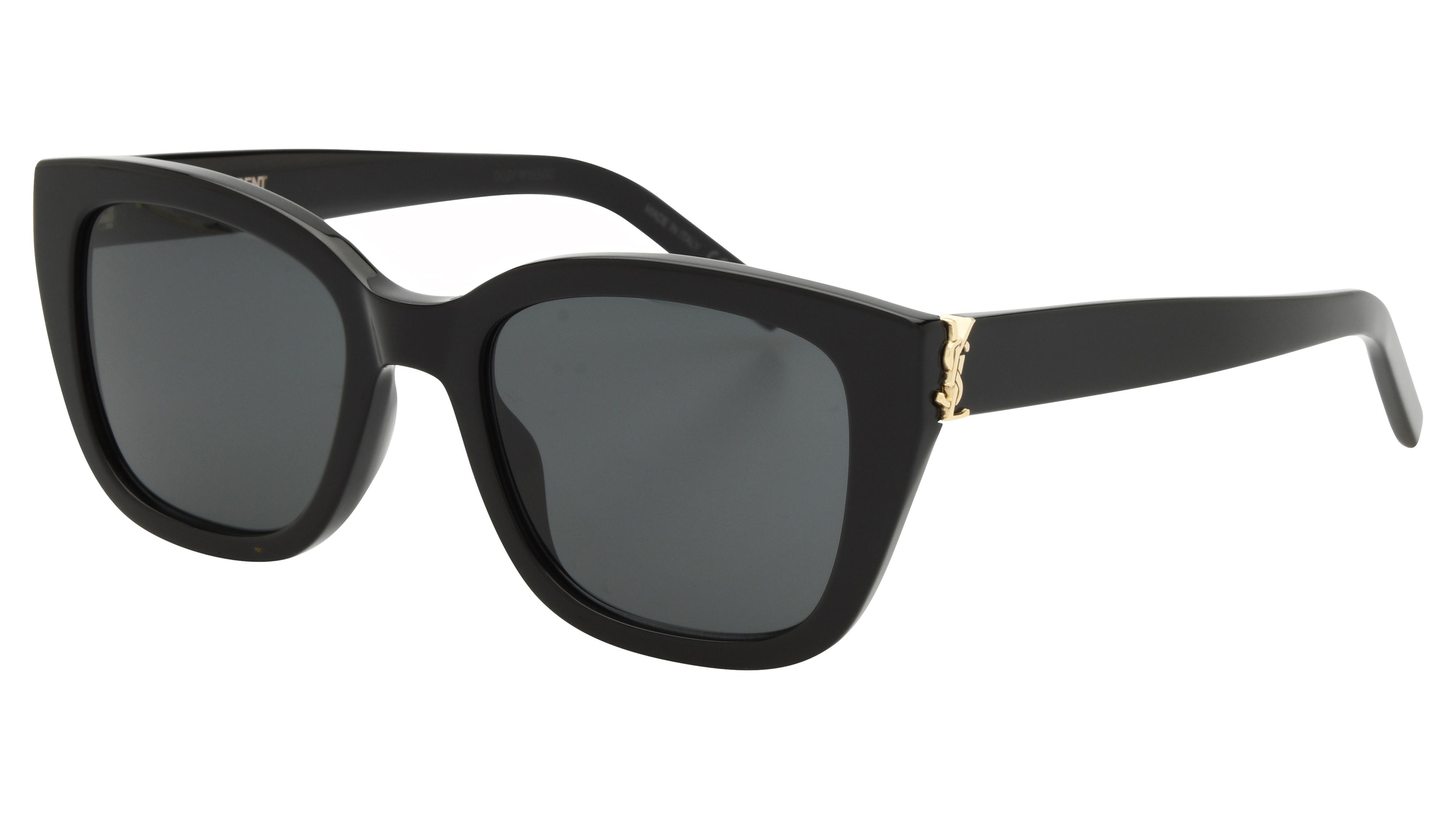 Lunettes de soleil Saint Laurent Femme Noir Papillon Sl Trois-Quart