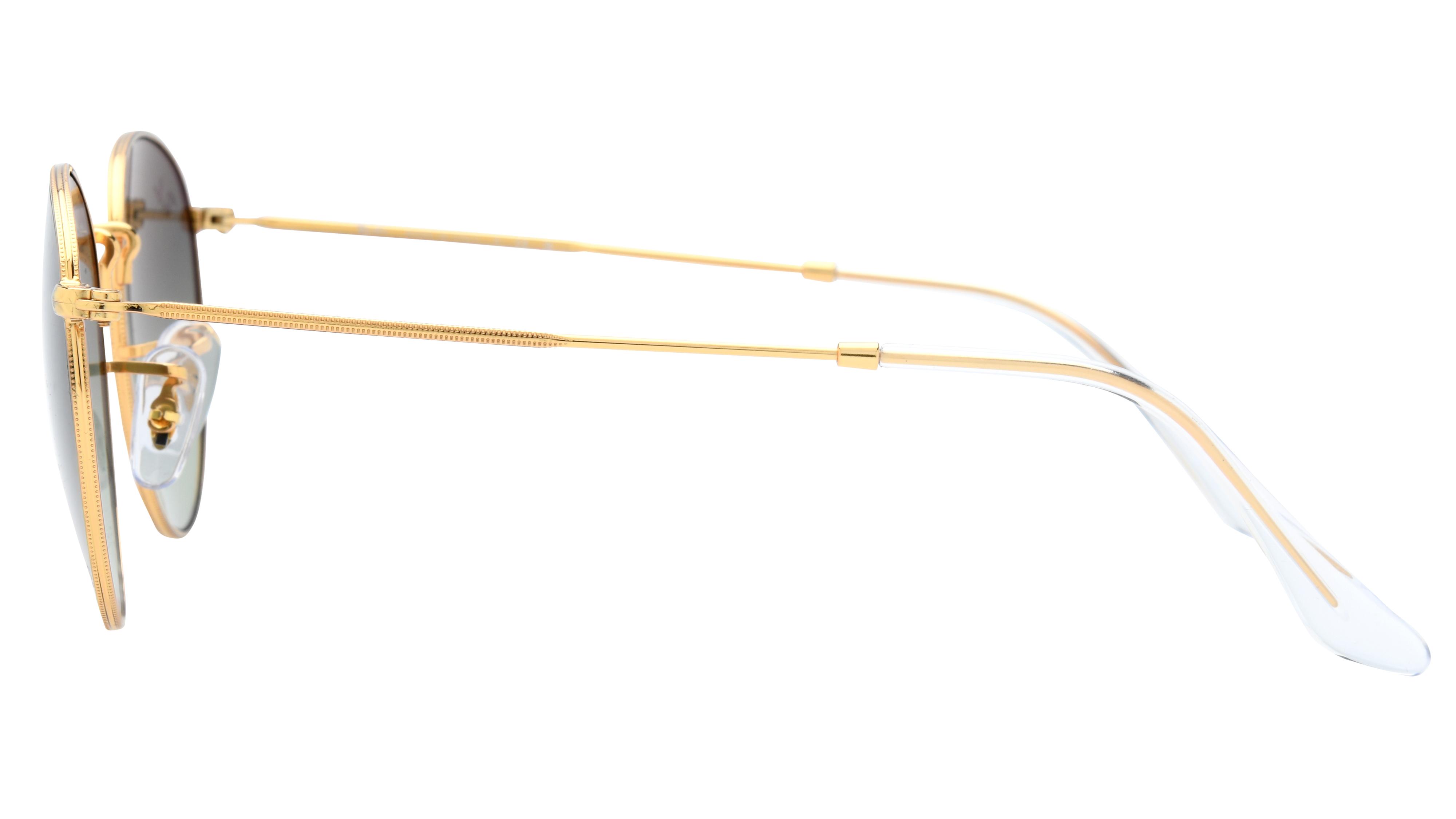 Lunettes de soleil Ray-Ban Homme Or Ronde RB3447 Gauche