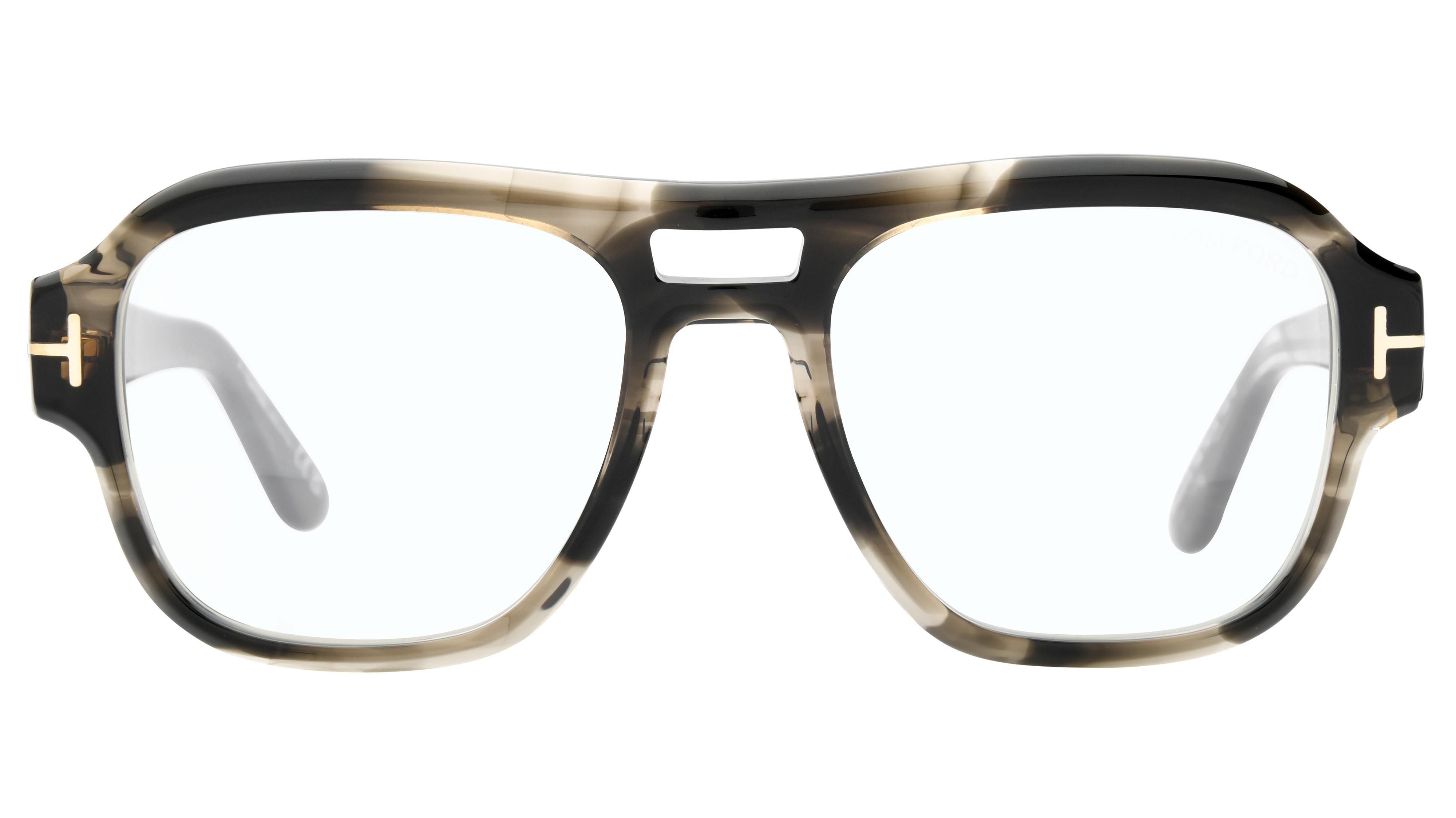 Lunettes de vue Tom Ford Homme Écaille Aviateur FT6085-B Face