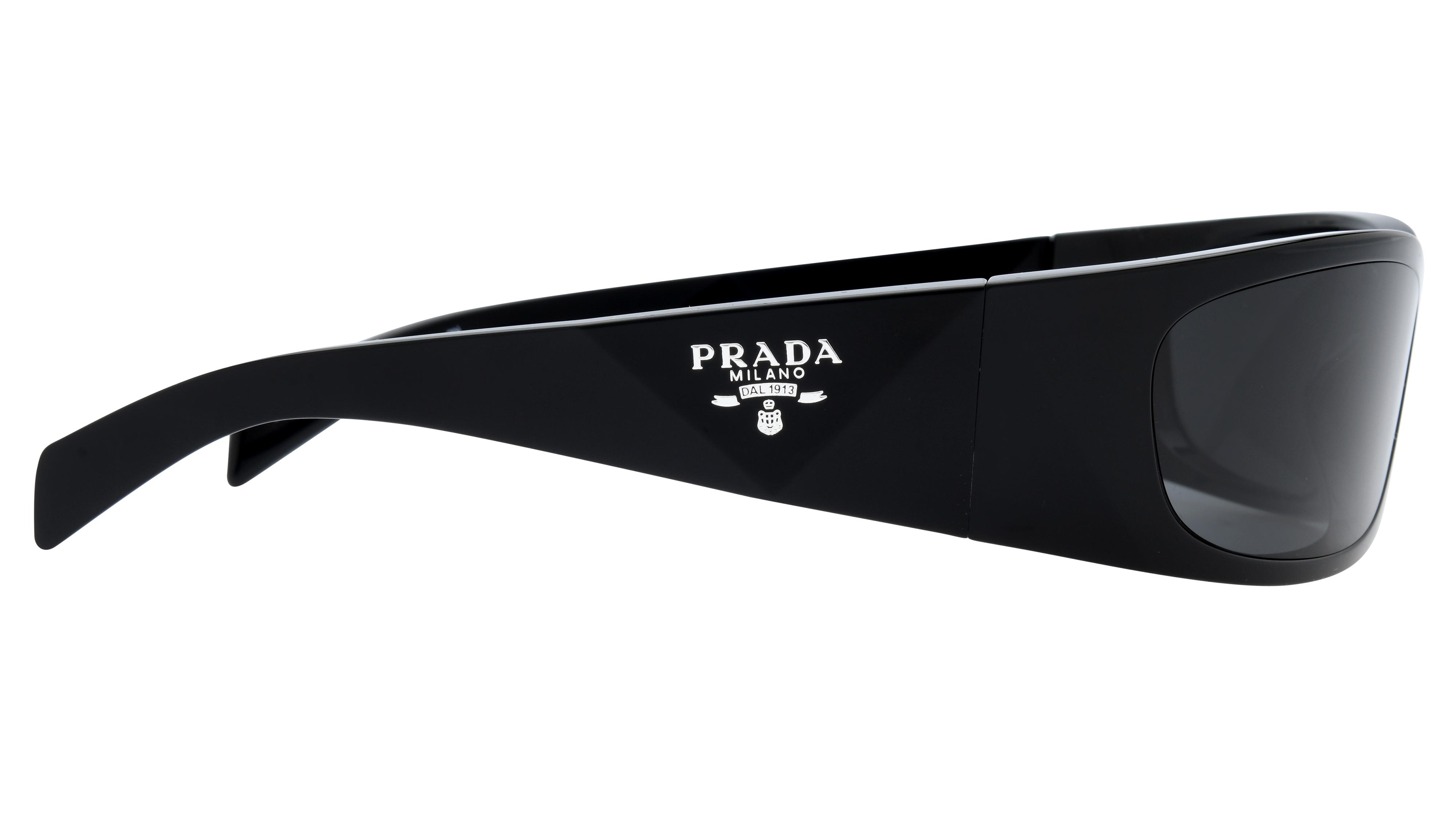 Lunettes de soleil Prada Femme Noir Papillon Pra14S Droite