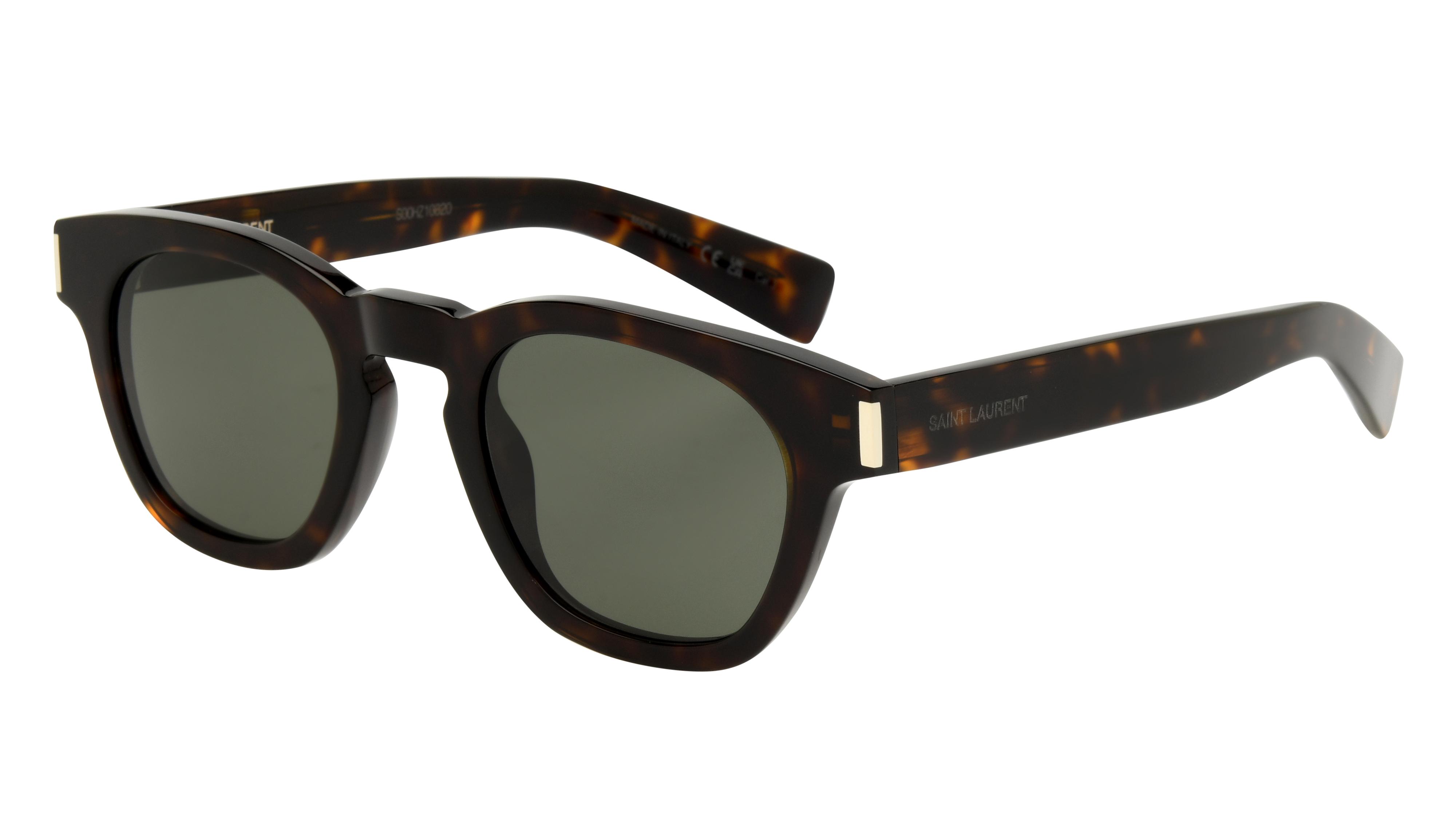 Lunettes de soleil Saint Laurent Mixte Écaille Pantos SL Trois-Quart