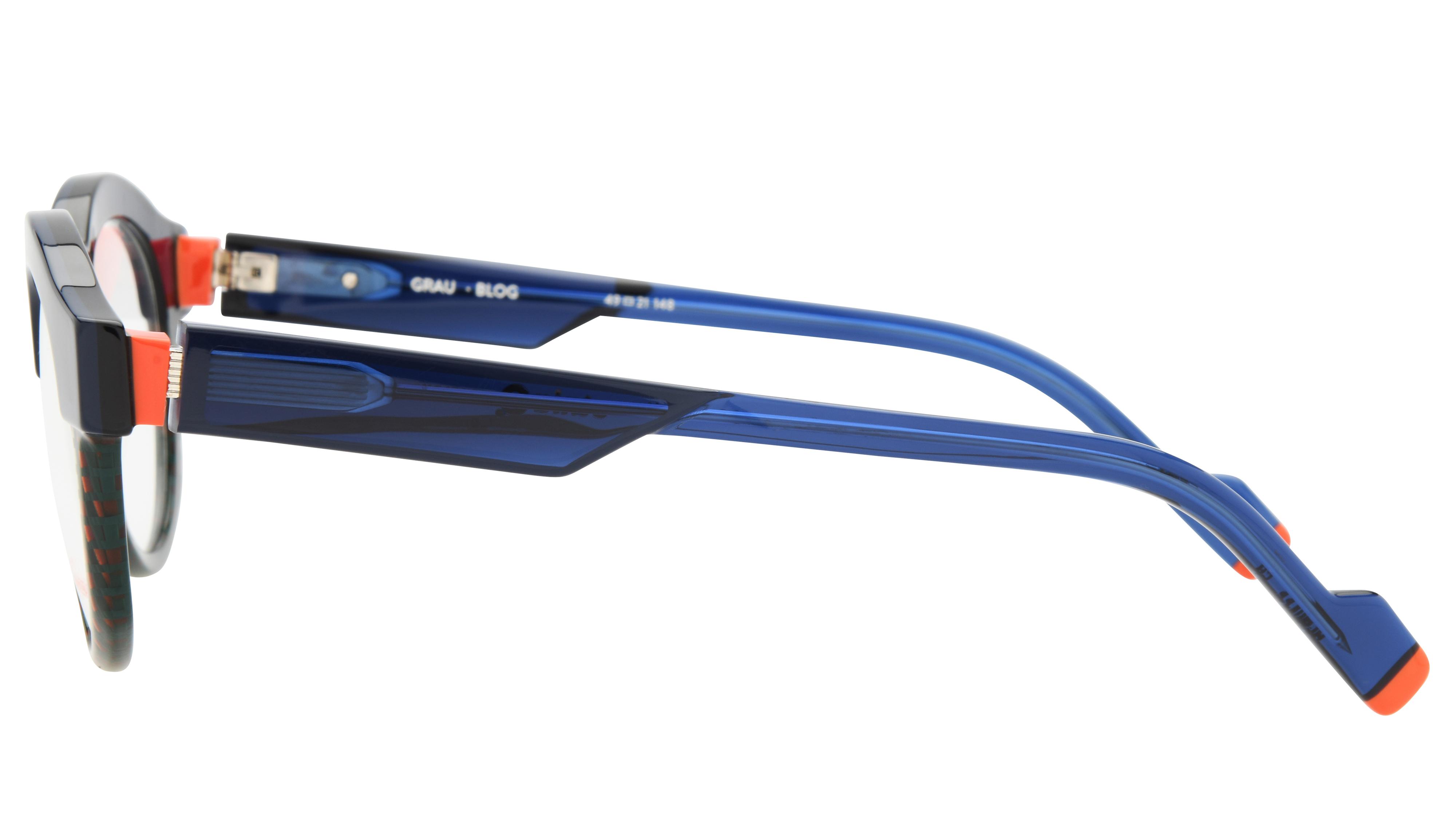 Lunettes de vue Etnia Barcelona Homme Bleu Pantos grau Gauche