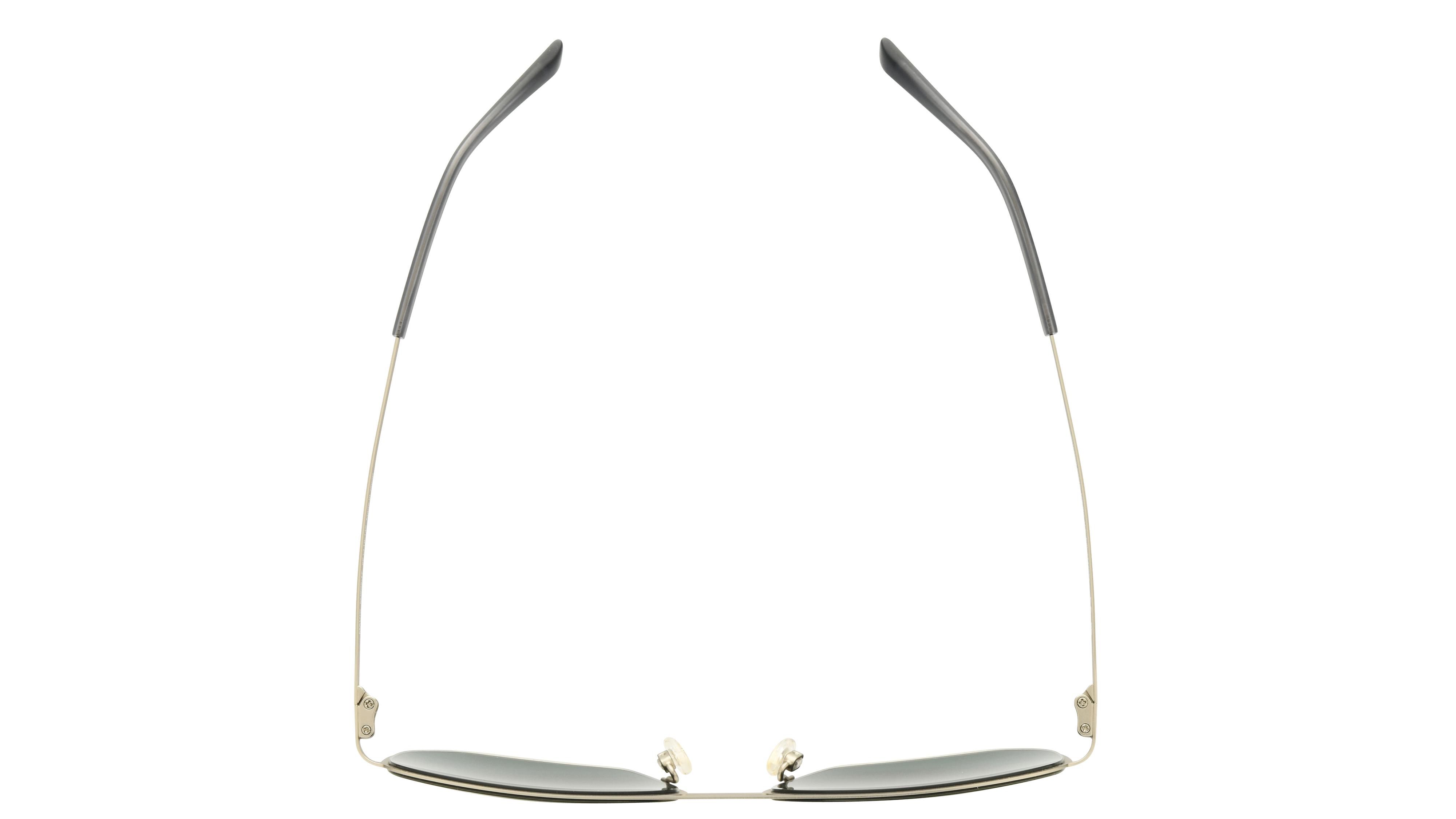 Lunettes de soleil  Mixte Argent Rectangle mj0605s Dessus
