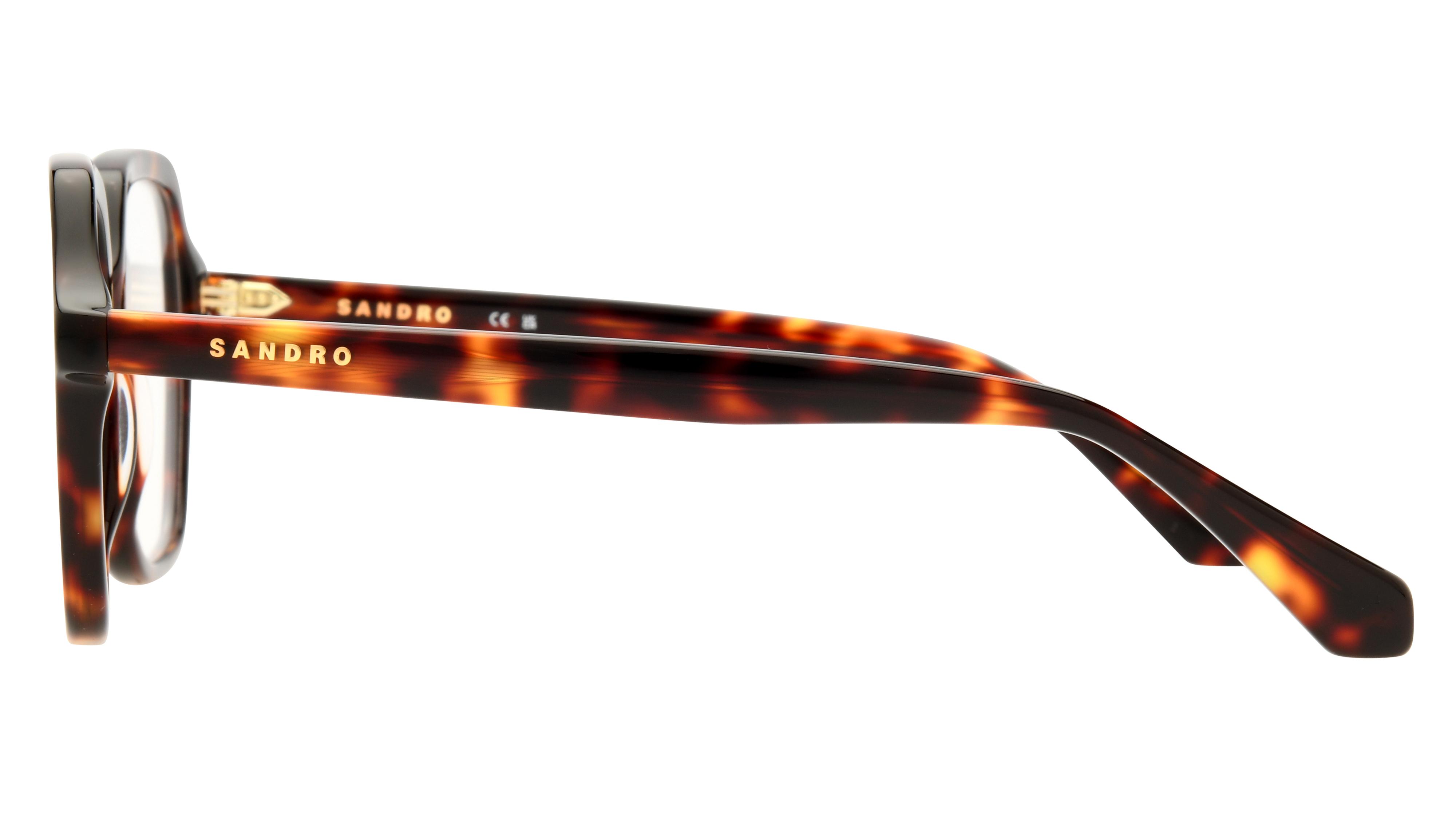 Lunettes de vue Sandro Femme Écaille Rectangle SD2046 Gauche