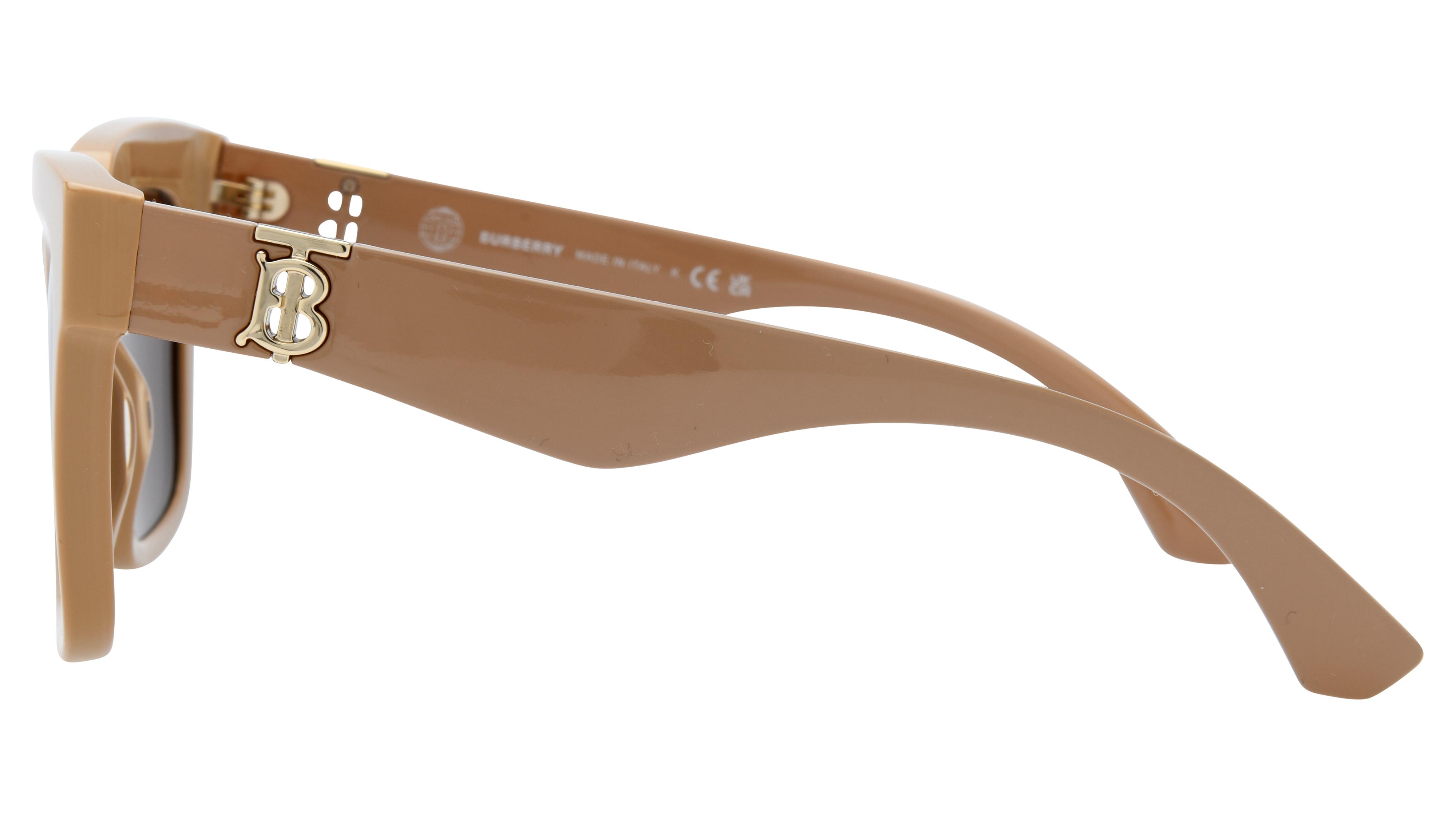 Lunettes de soleil Burberry Femme Marron Carré BE4419 Gauche