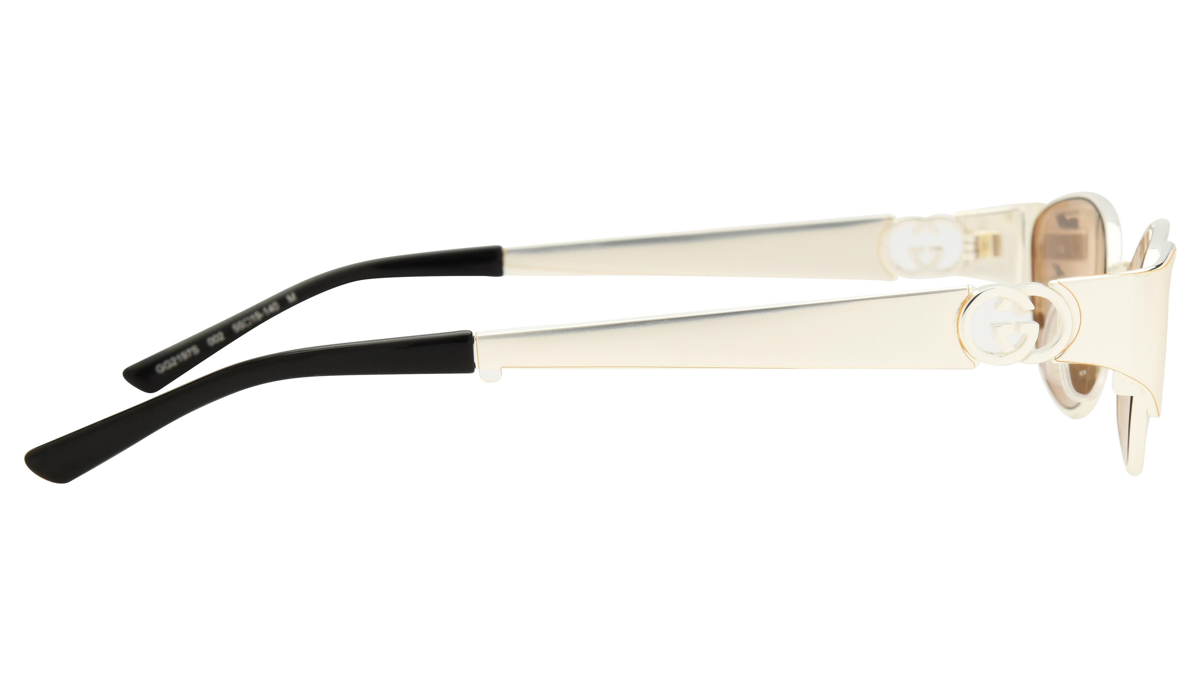 Lunettes de soleil Gucci Femme Argent Ovale Gg2197S Droite