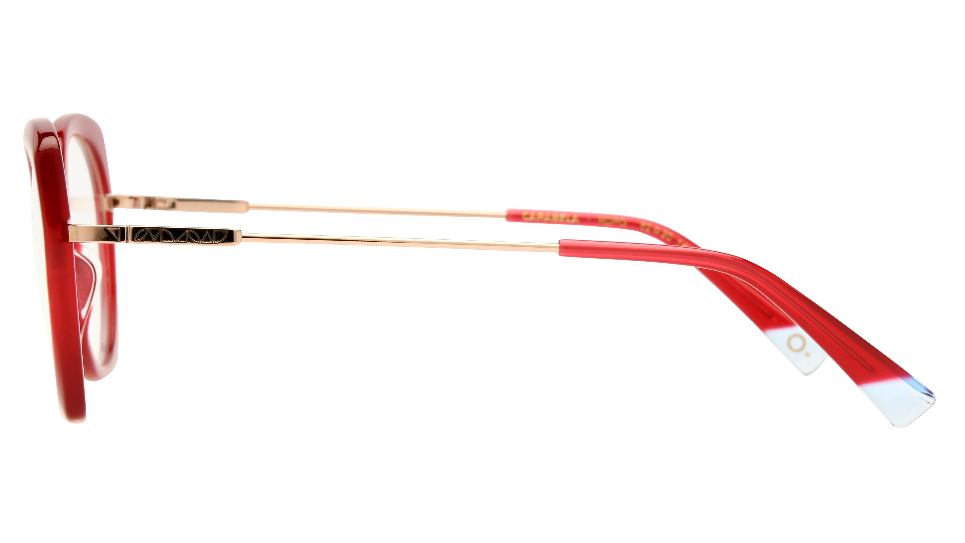 Lunettes de vue Etnia Barcelona Femme Rouge Papillon Carabela Gauche
