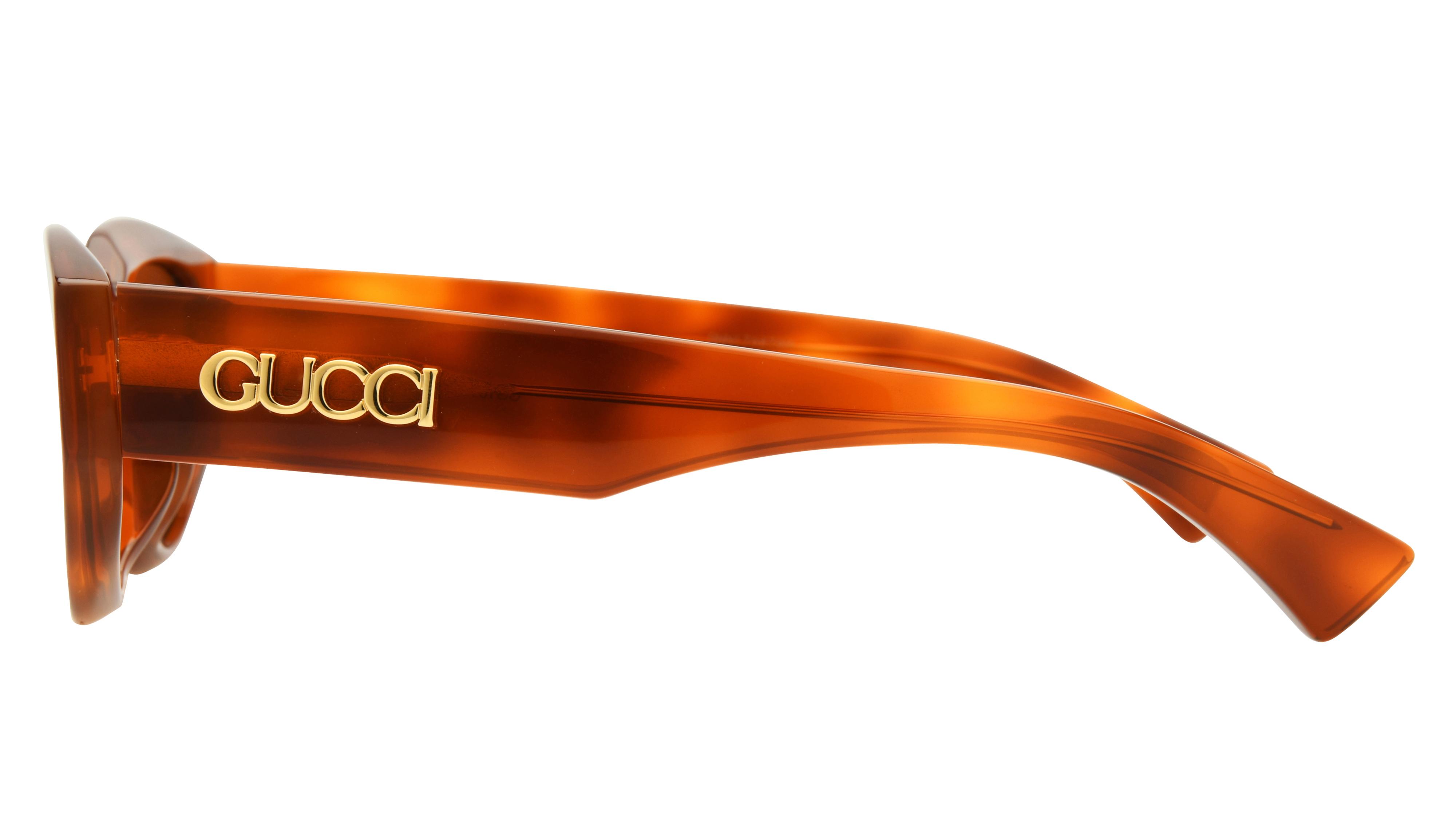 Lunettes de soleil Gucci Femme Marron Papillon gg1845sa Gauche
