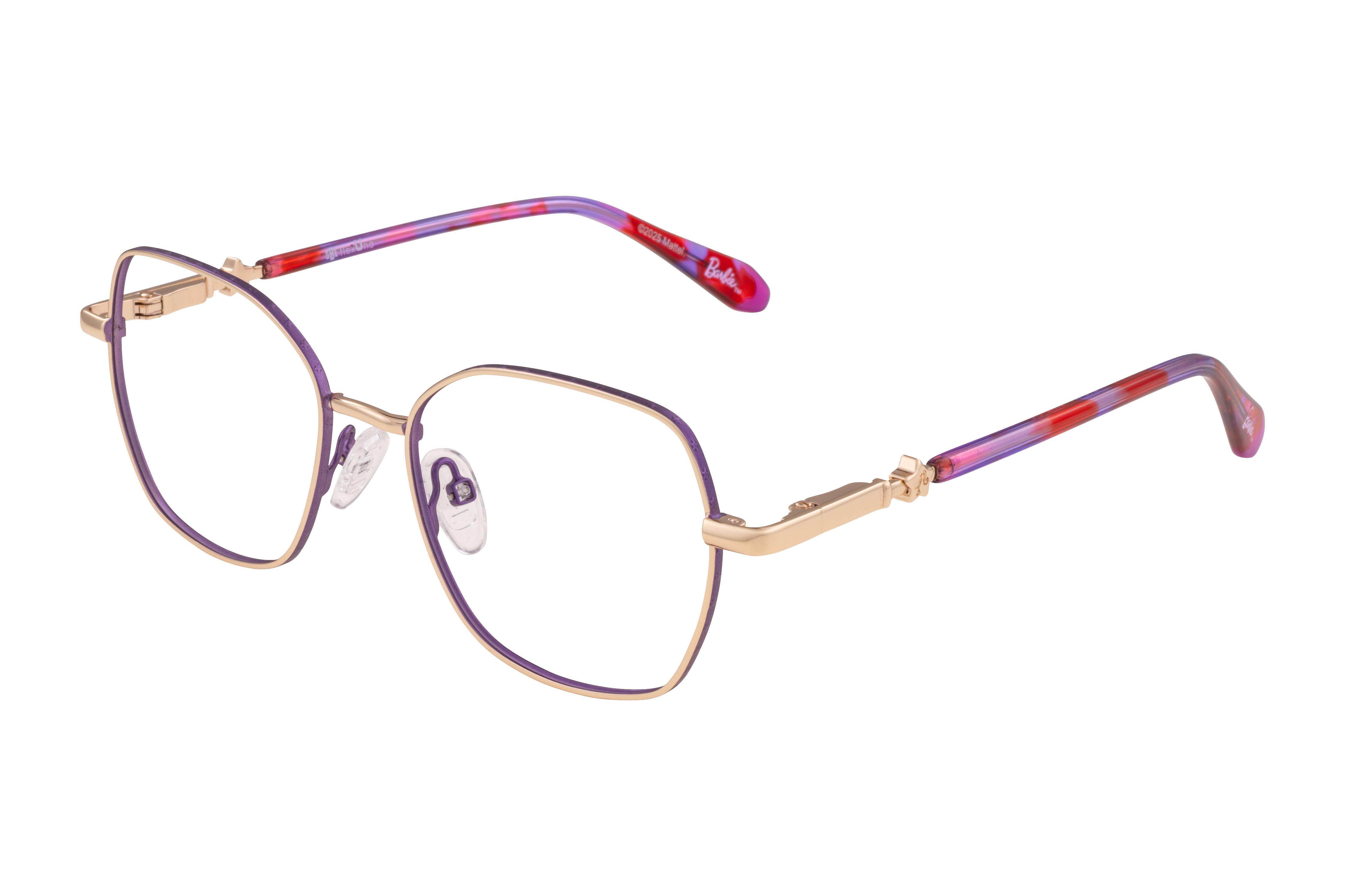 Lunettes de vue Barbie  Violet Papillon BAMM011C68 Gauche