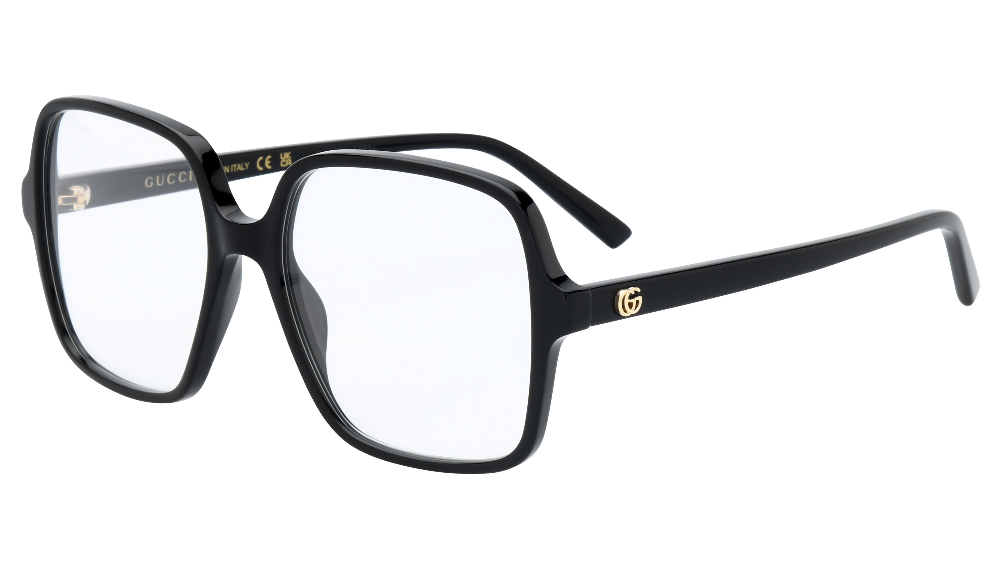 Lunettes de vue Gucci Femme Noir Rectangle GG1994O Trois-Quart