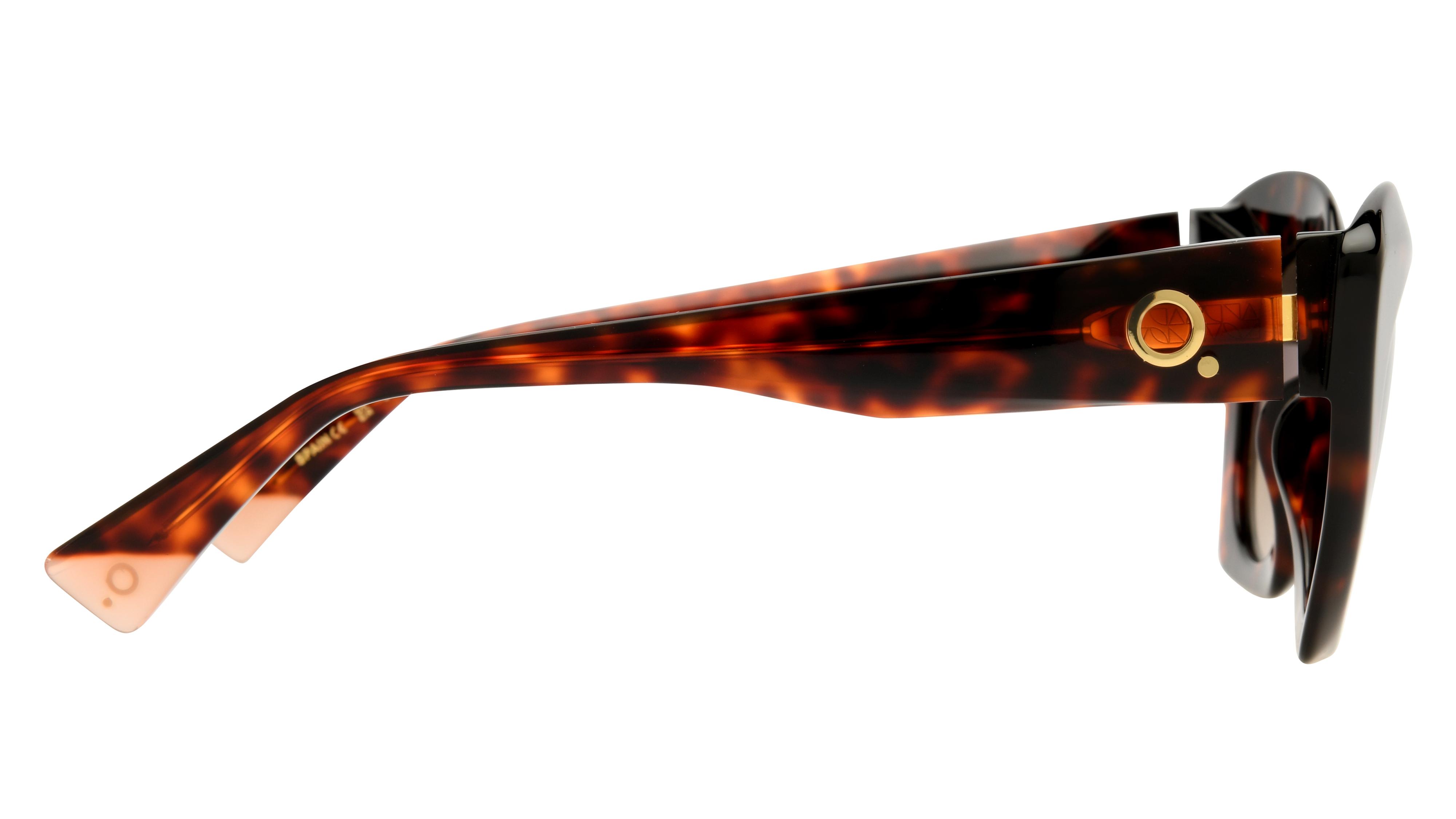 Lunettes de soleil Etnia Barcelona Femme Écaille Papillon Belice Droite