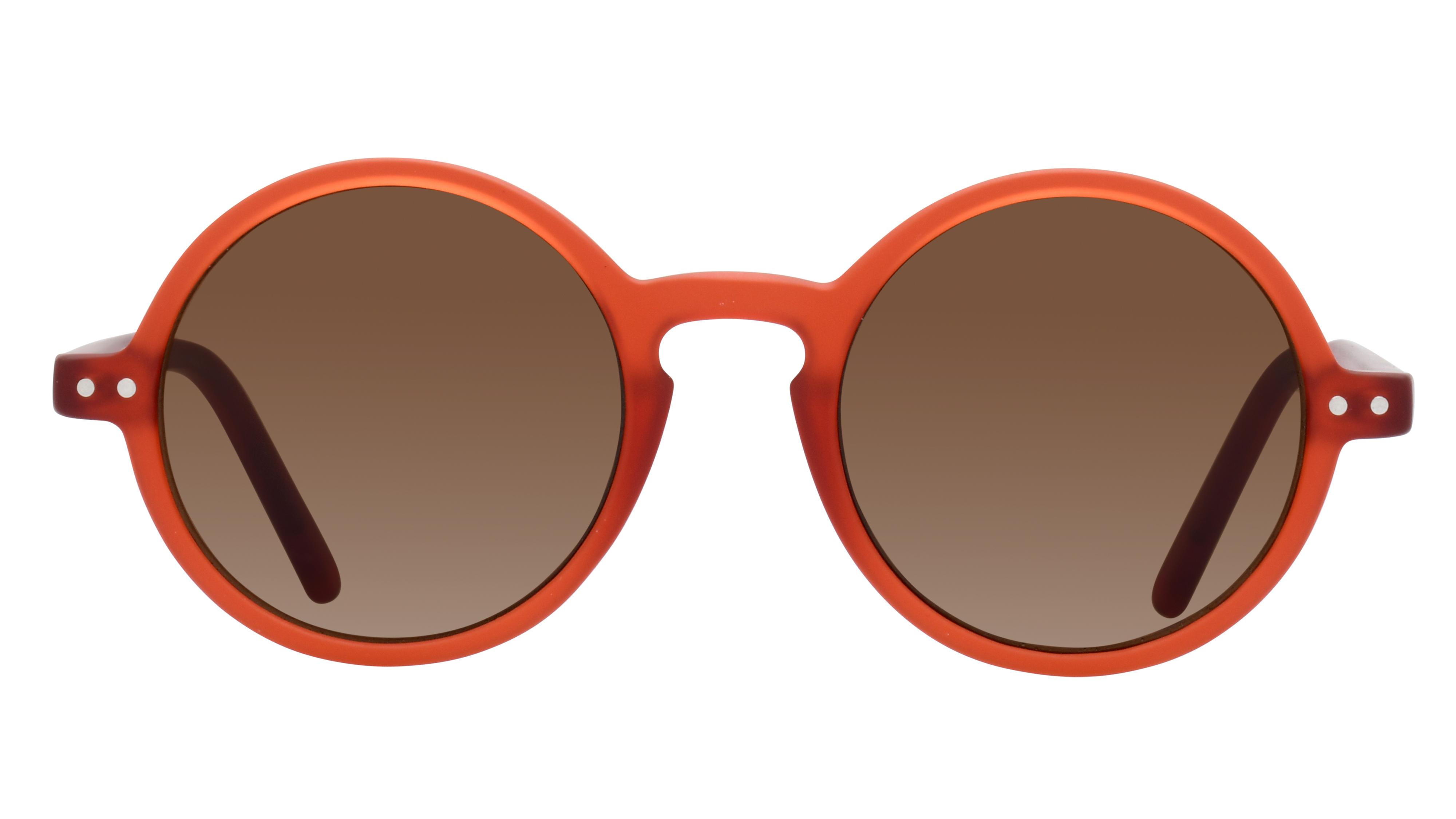 Lunettes de soleil Alternance Alt23209 701 Orange Mat Ronde Krys