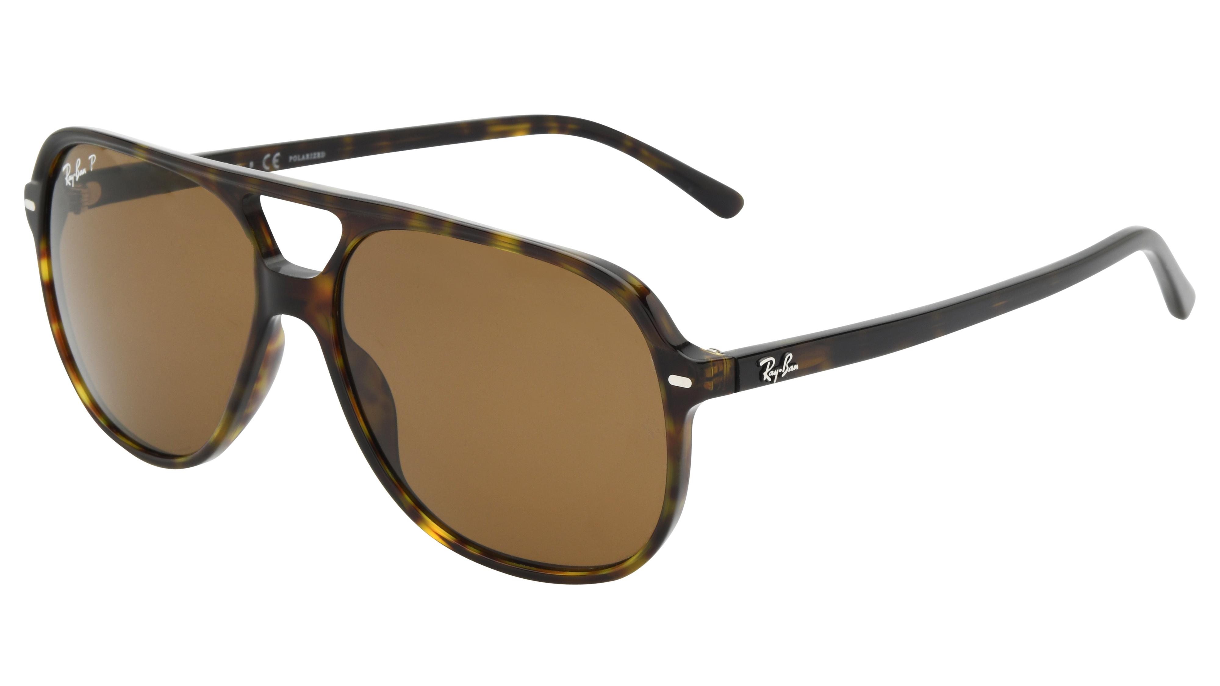 Lunettes de soleil Ray-Ban Mixte Écaille Carré Rb2198 Trois-Quart