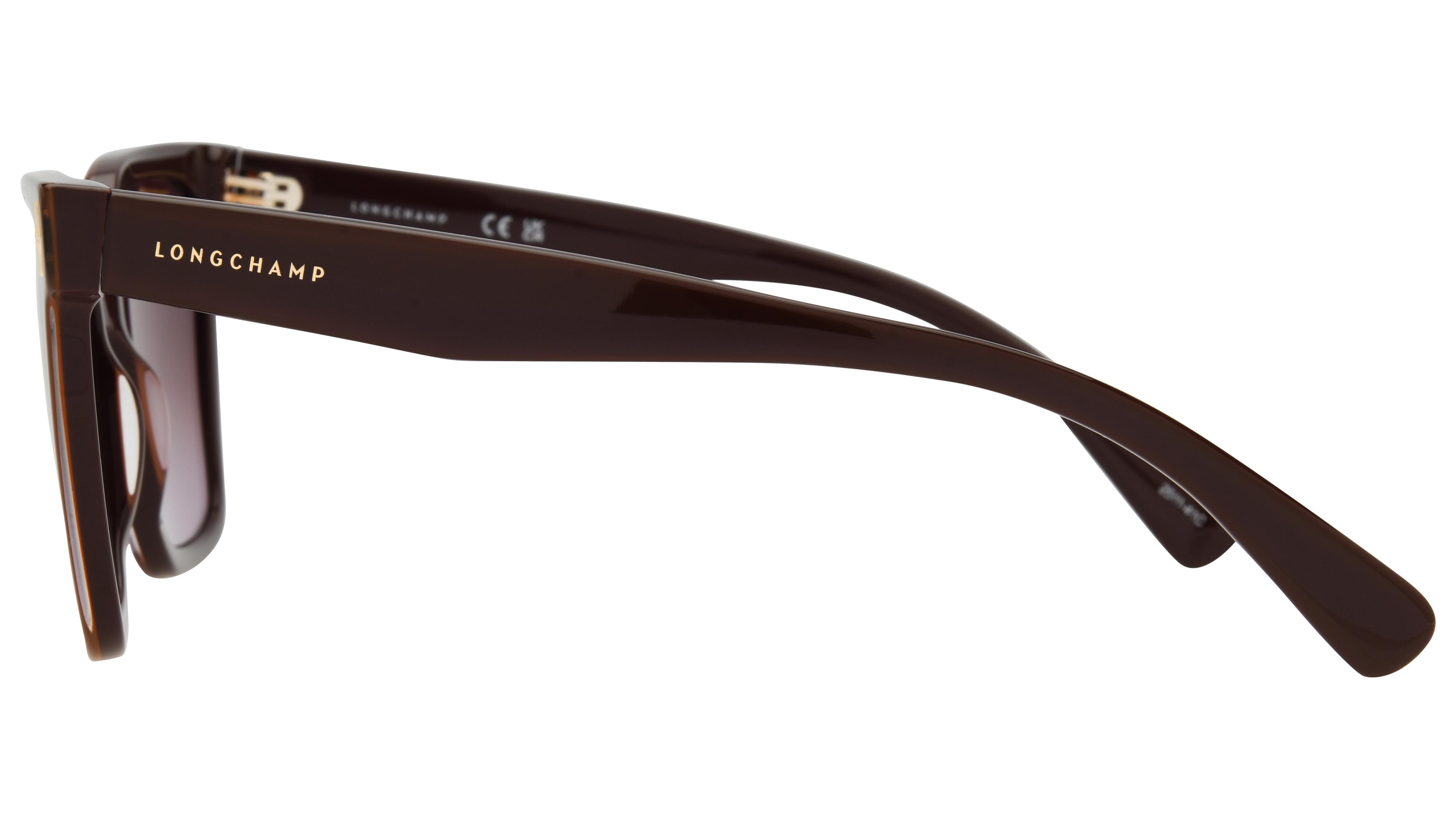 Lunettes de soleil Longchamp Femme Rouge Carré lo802s Gauche