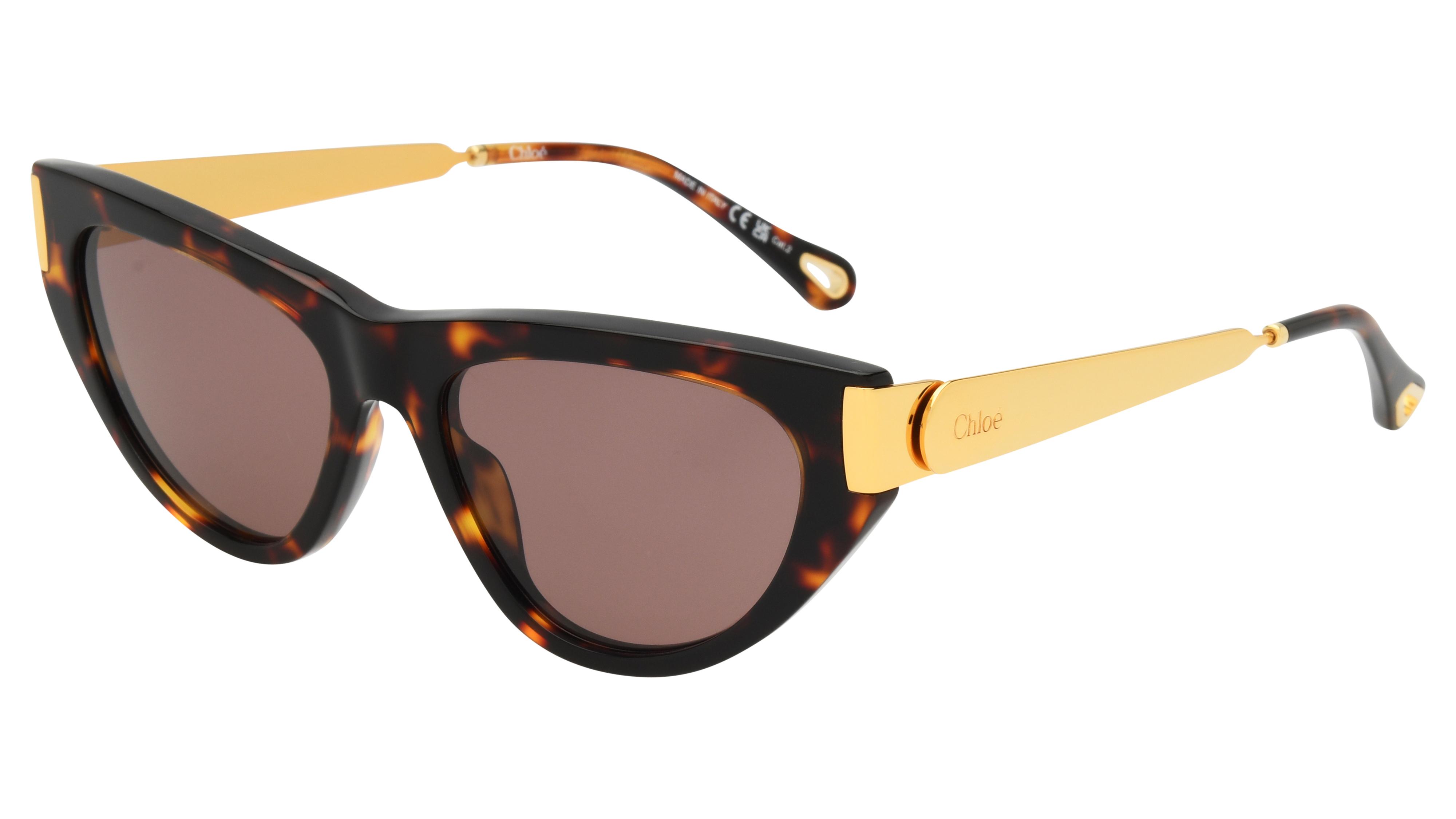 Lunettes de soleil Chloé Femme Écaille Papillon ch0350s Trois-Quart