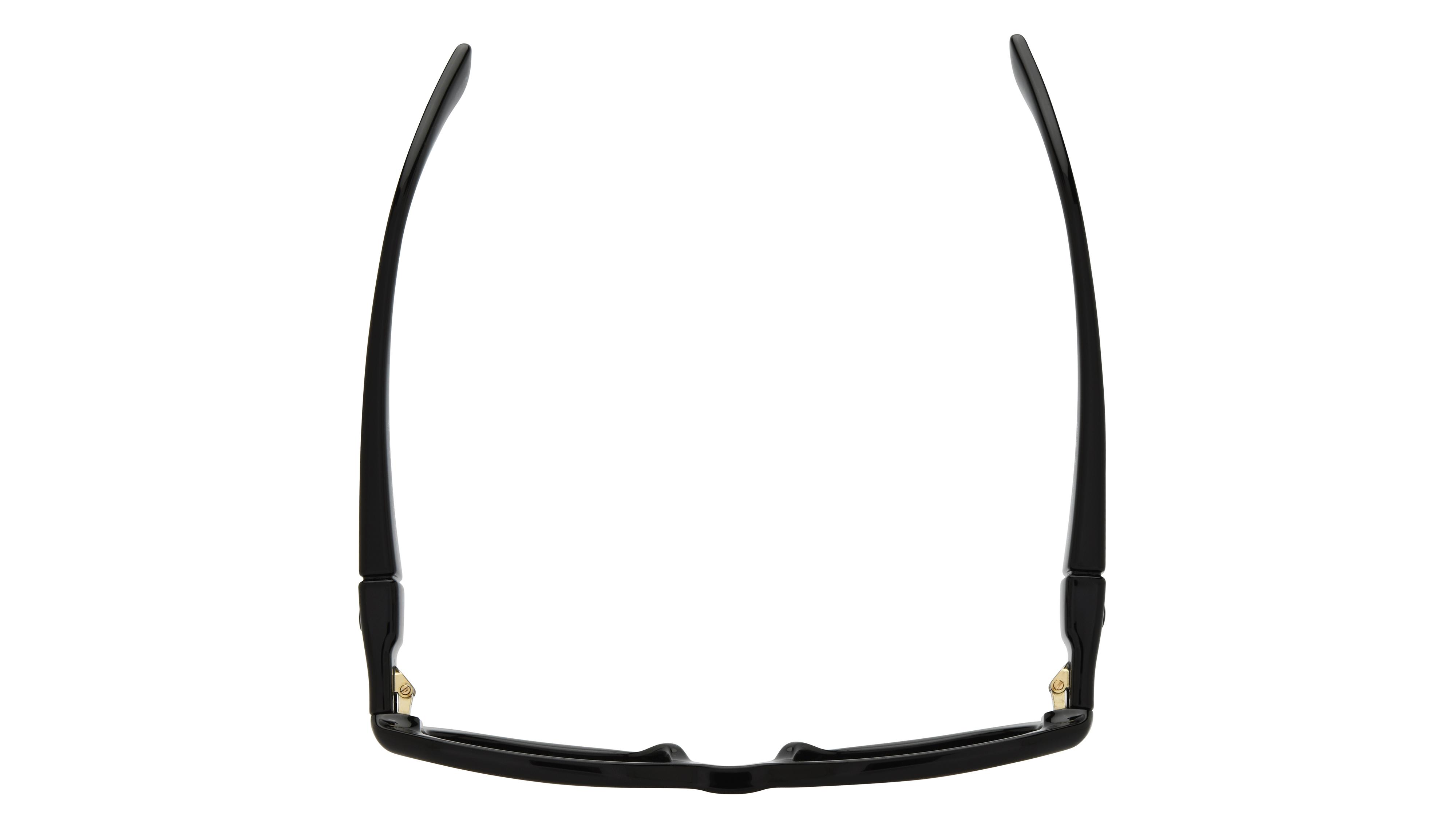 Lunettes de soleil Longchamp Femme Noir Rectangle lo794s Dessus