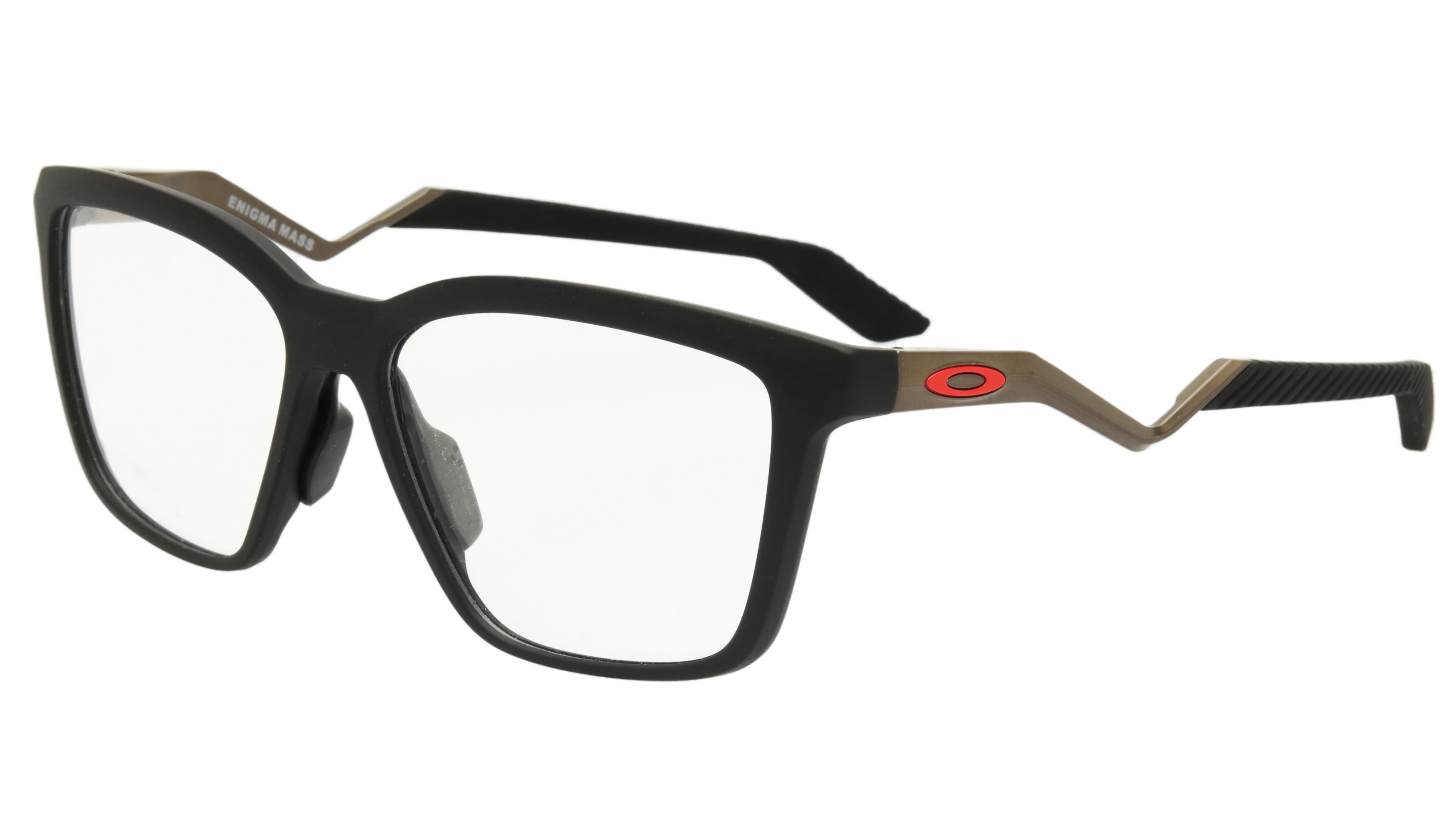 Lunettes de vue Oakley Mixte Noir Carré Ox8191 Trois-Quart