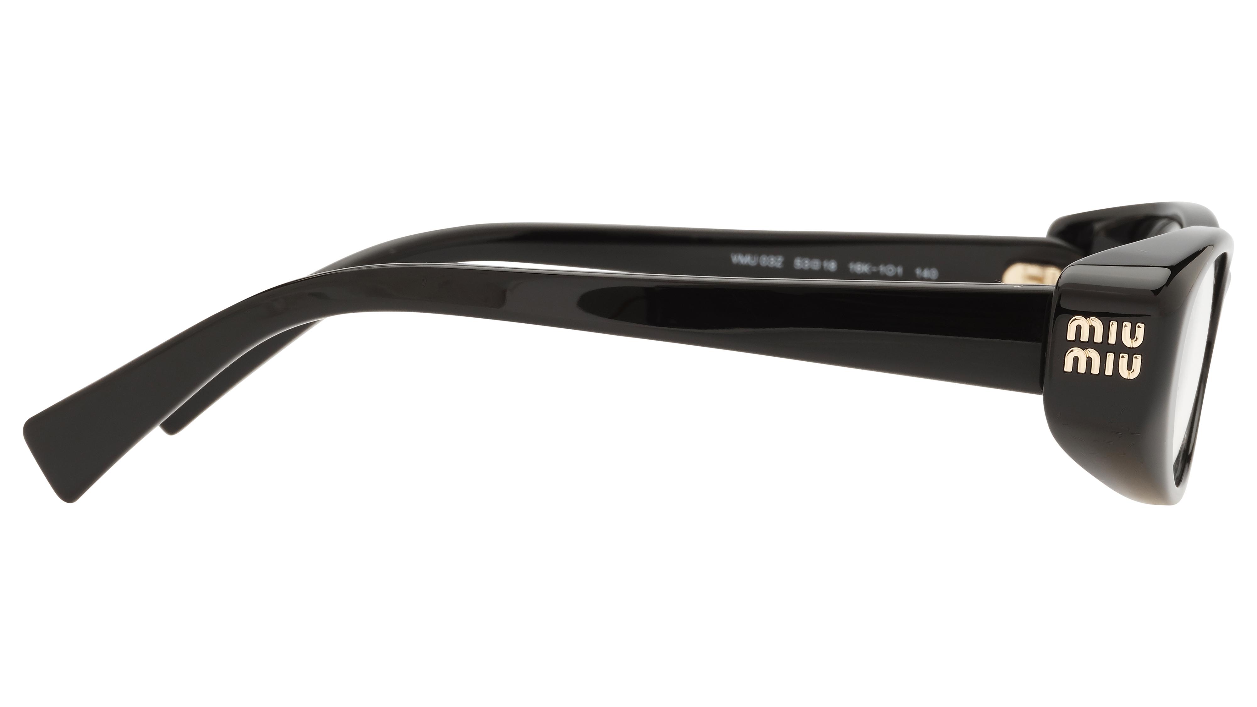 Lunettes de vue Miu Miu Femme Noir Ovale Mu Droite