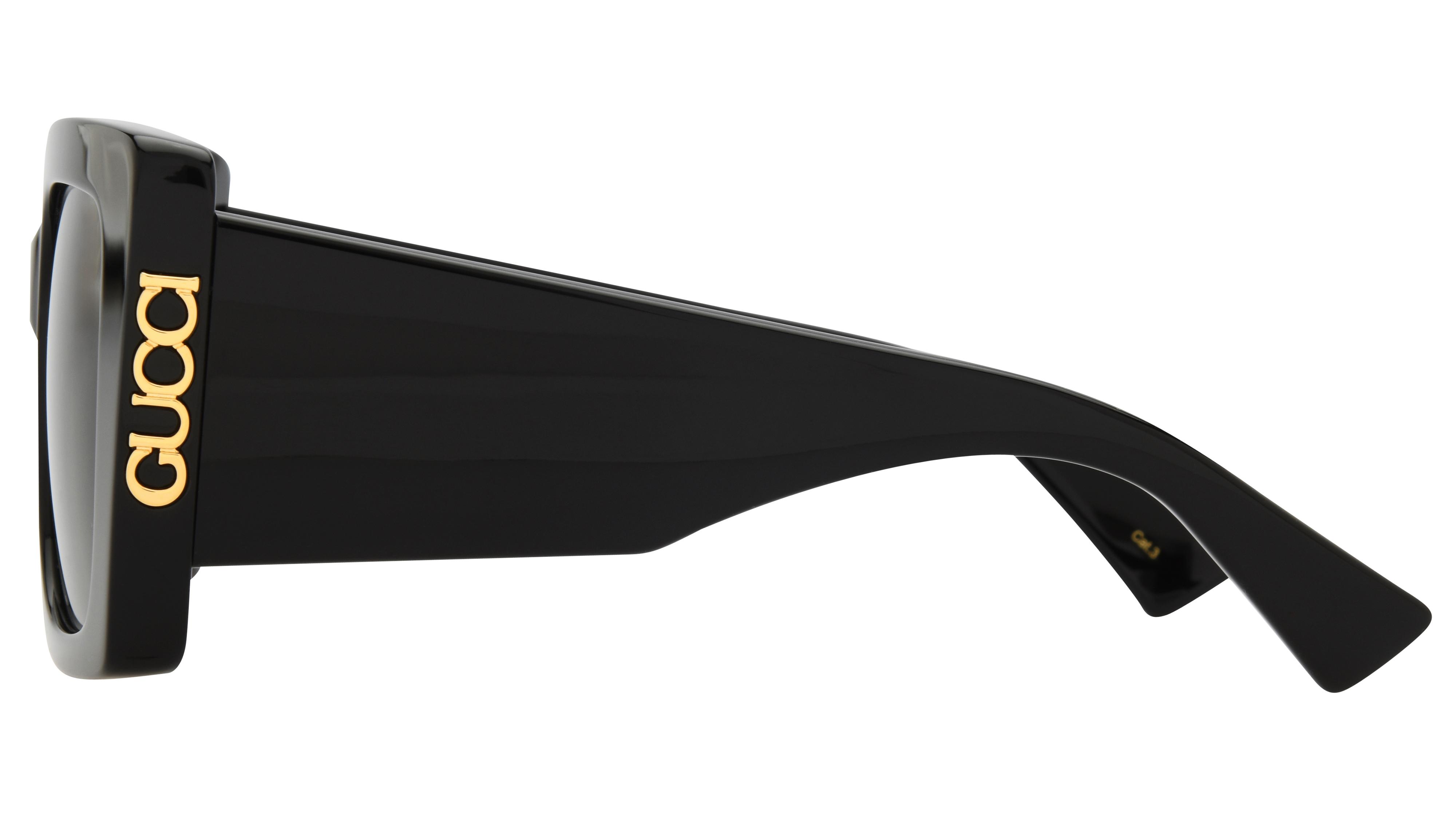 Lunettes de soleil Gucci Femme Noir Papillon Gg2039S Gauche