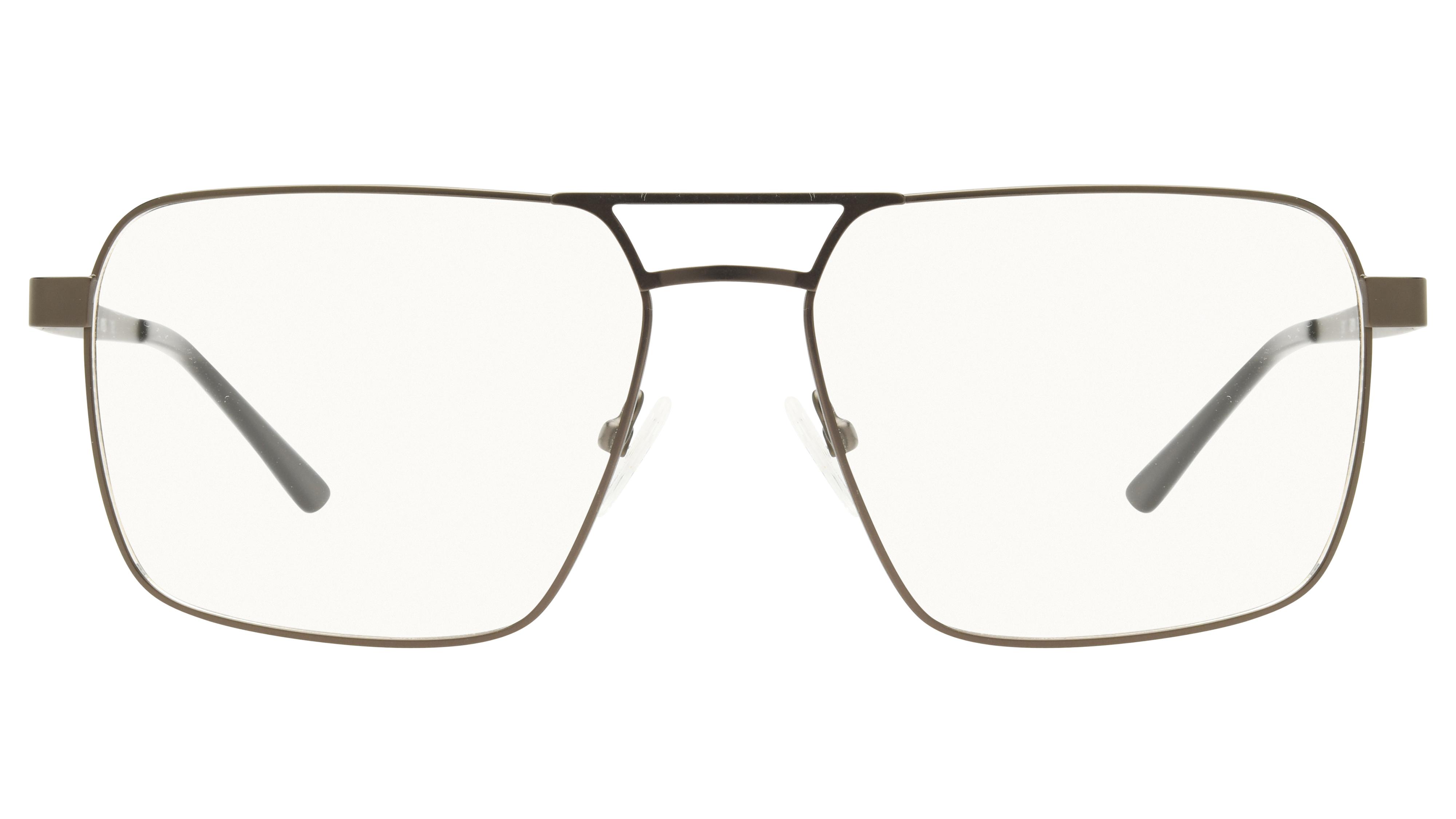 Lunettes de vue Krys Origine Homme Gris Aviateur Ess2503 Face