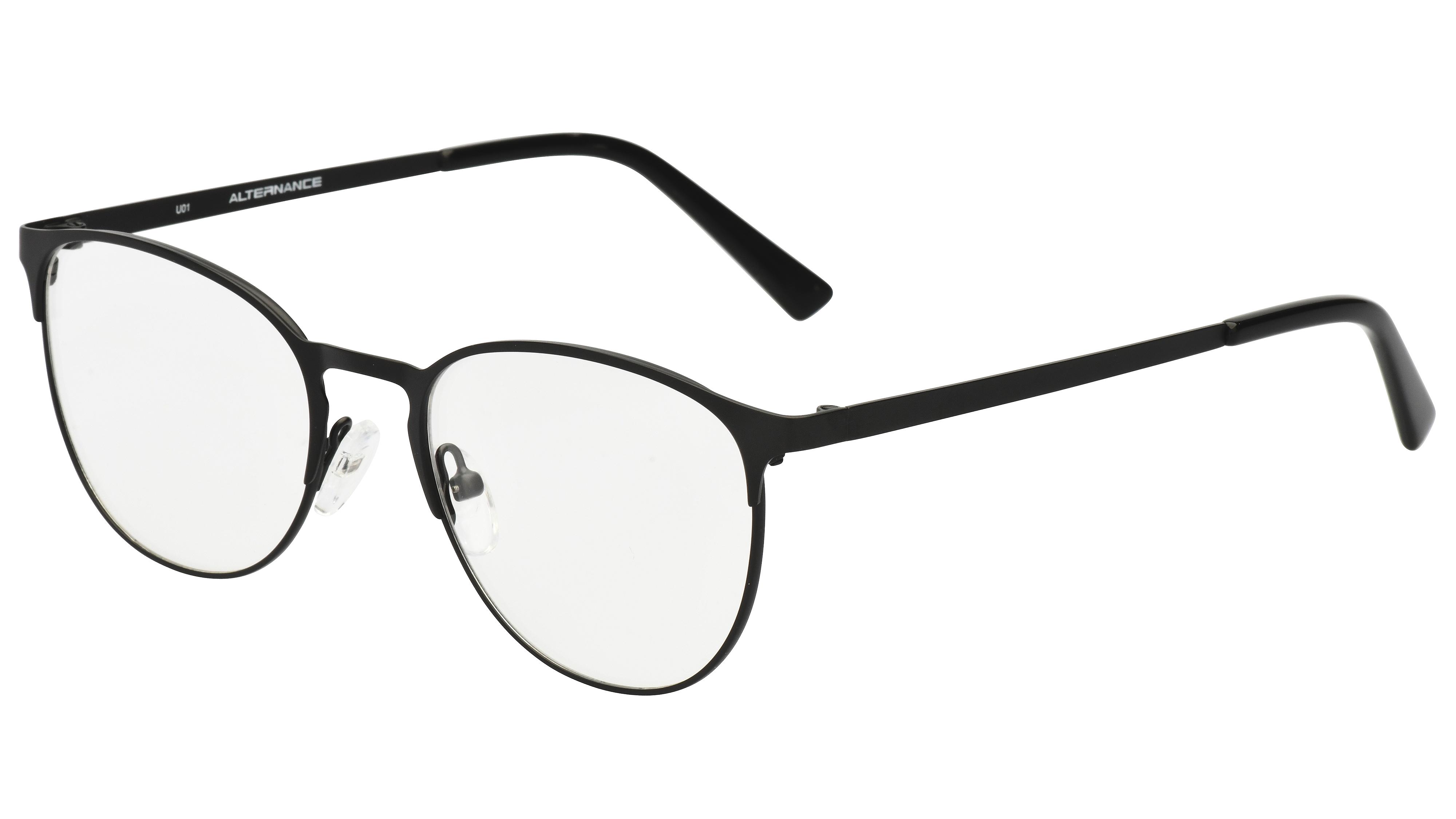 Lunettes de vue Alternance Homme Noir Pantos Alt21107 Trois-Quart