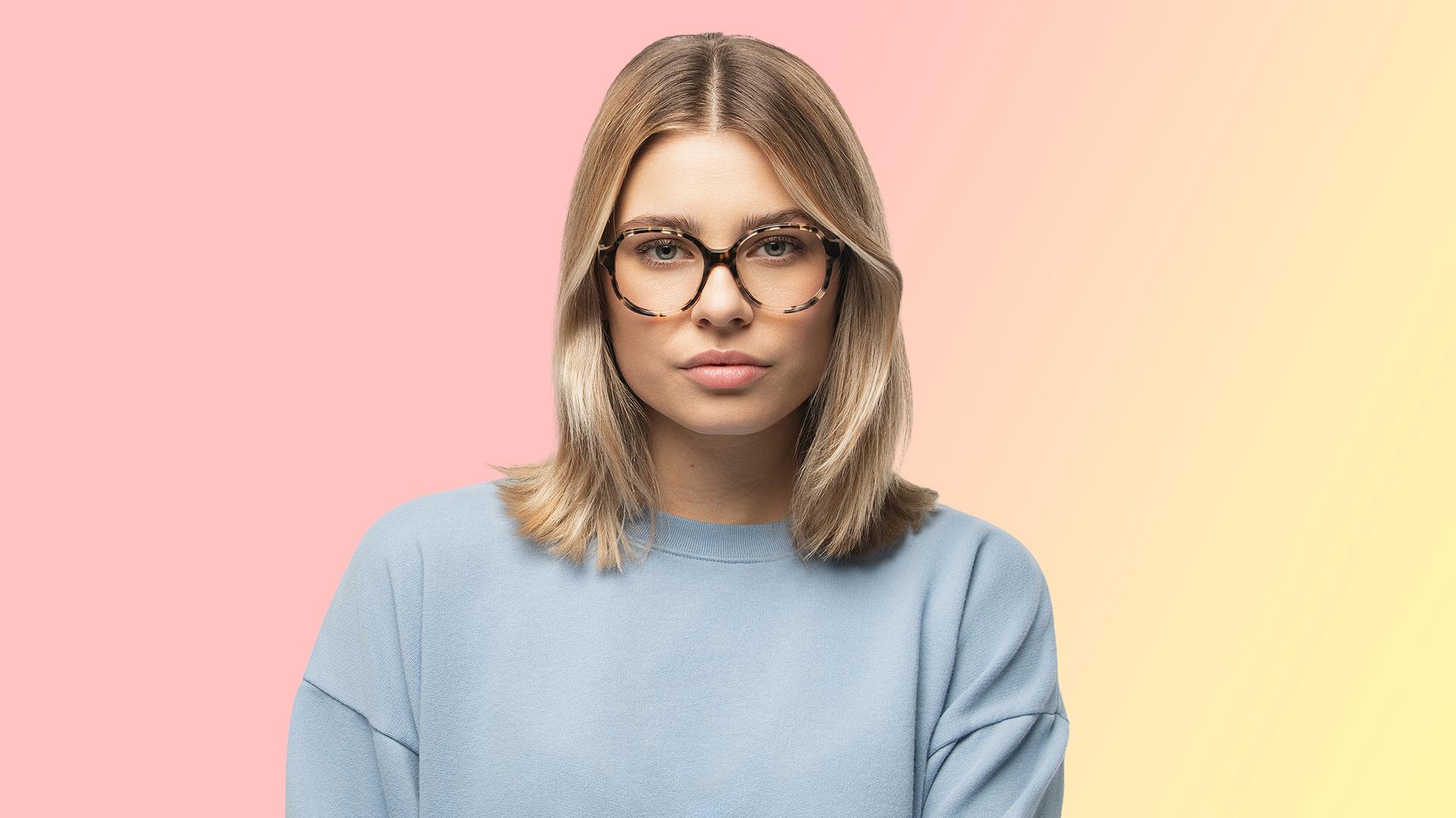 Lunettes de vue French Disorder Femme Écaille Carré Fd2509 Trois-Quart