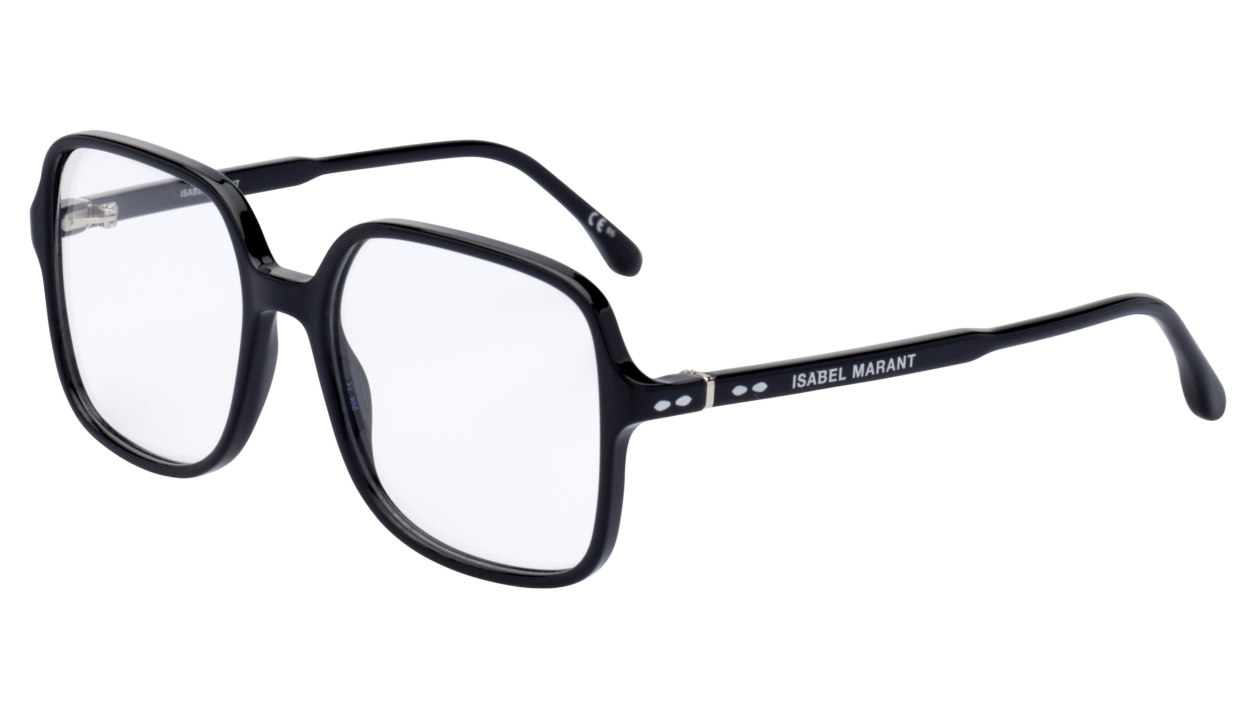 Lunettes de vue Isabel Marant Femme Noir Carré Im0063 Trois-Quart