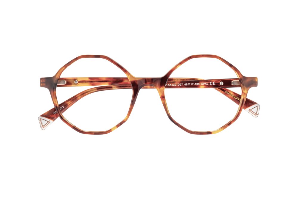 Lunettes de vue Eleven Paris EPAA132 D27 Ecaille Claire Angulaire - Krys