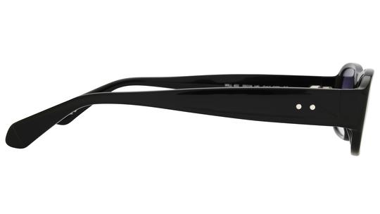 Lunettes de soleil Signature Krys Mixte Noir Rectangle will Droite