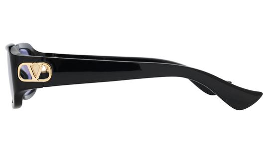 Lunettes de soleil Valentino Femme Noir Rectangle Vg0016S Gauche