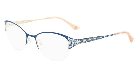 Lunettes de vue Baïa Femme Bleu Rectangle Baa2407 Trois-Quart