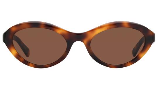 Lunettes de soleil Valentino Femme Écaille Ovale Vg0008S Face