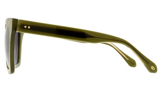 Lunettes de soleil Signature Krys Femme Vert Carré Skj2531-F Gauche