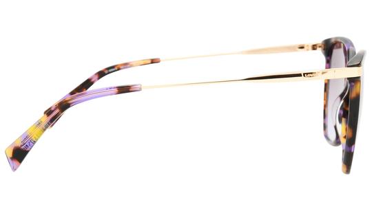 Lunettes de soleil Levi's Femme Violet Carré lv5094/s Droite