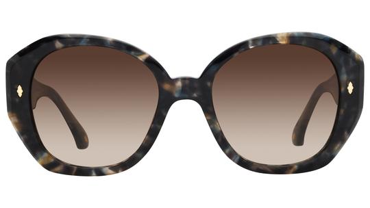 Lunettes de soleil ba&sh Femme Bleu Carré lenita02 Face