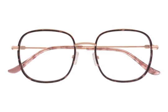 Lunettes de vue Lulu Castagnette  Rose Carré LFMM176C72 Face