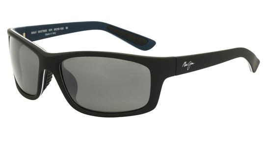 Lunettes de soleil  Mixte Noir Rectangle mj0766s Trois-Quart