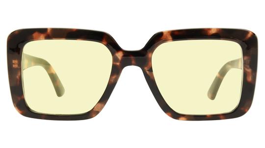 Lunettes de soleil Signature Krys Femme Écaille Rectangle Skj2503-A Face