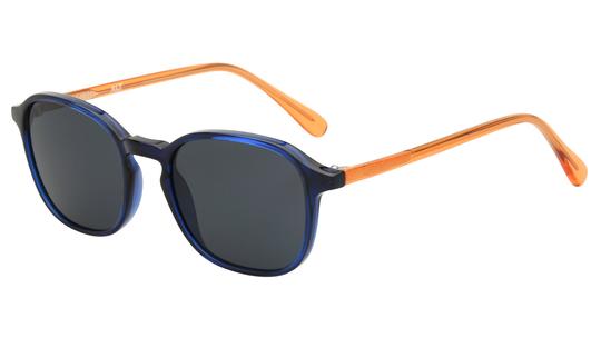 Lunettes de soleil Alternance Enfant Bleu Rectangle alt26204 Trois-Quart