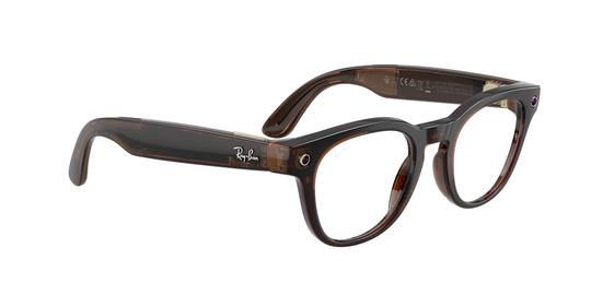 Lunettes de vue Ray-Ban Meta Mixte Marron Pantos Rw7002 Dessus