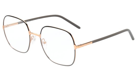 Lunettes de vue Prada Femme Or Rectangle Pr56Wv Trois-Quart